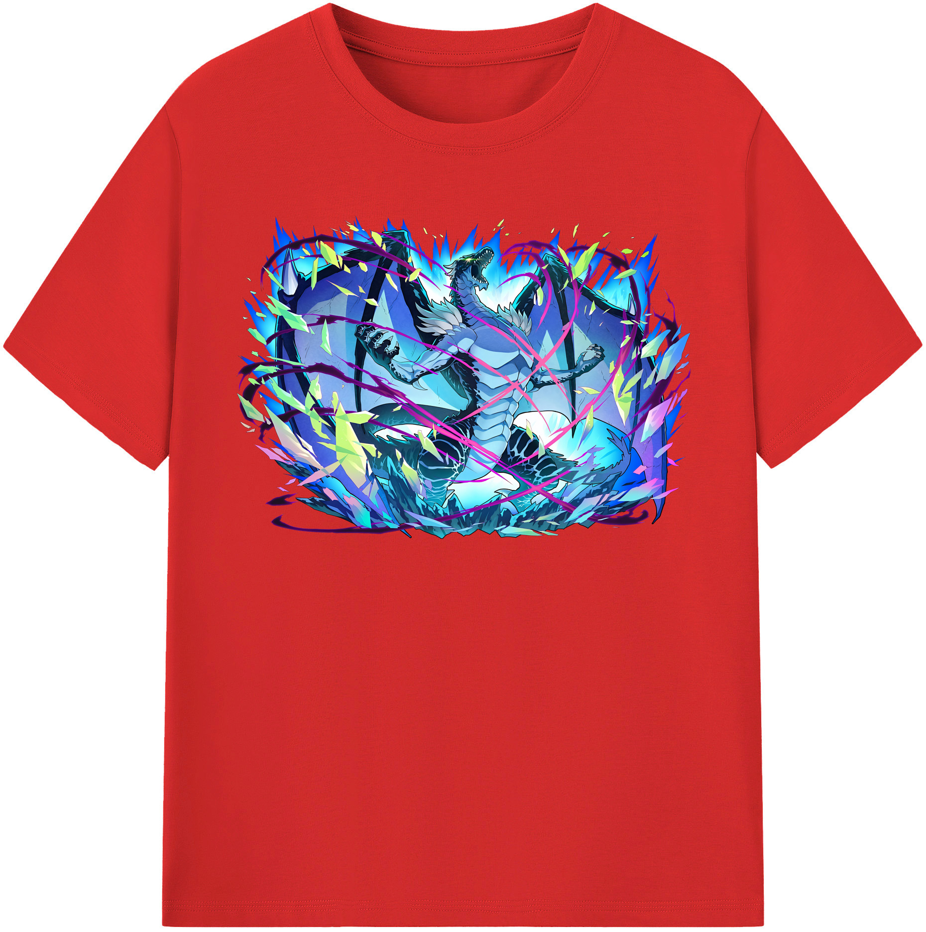 （画像用） 転スラ Regarding Reincarnated to Slime 綿100％半袖Tシャツ（フロントプリント）