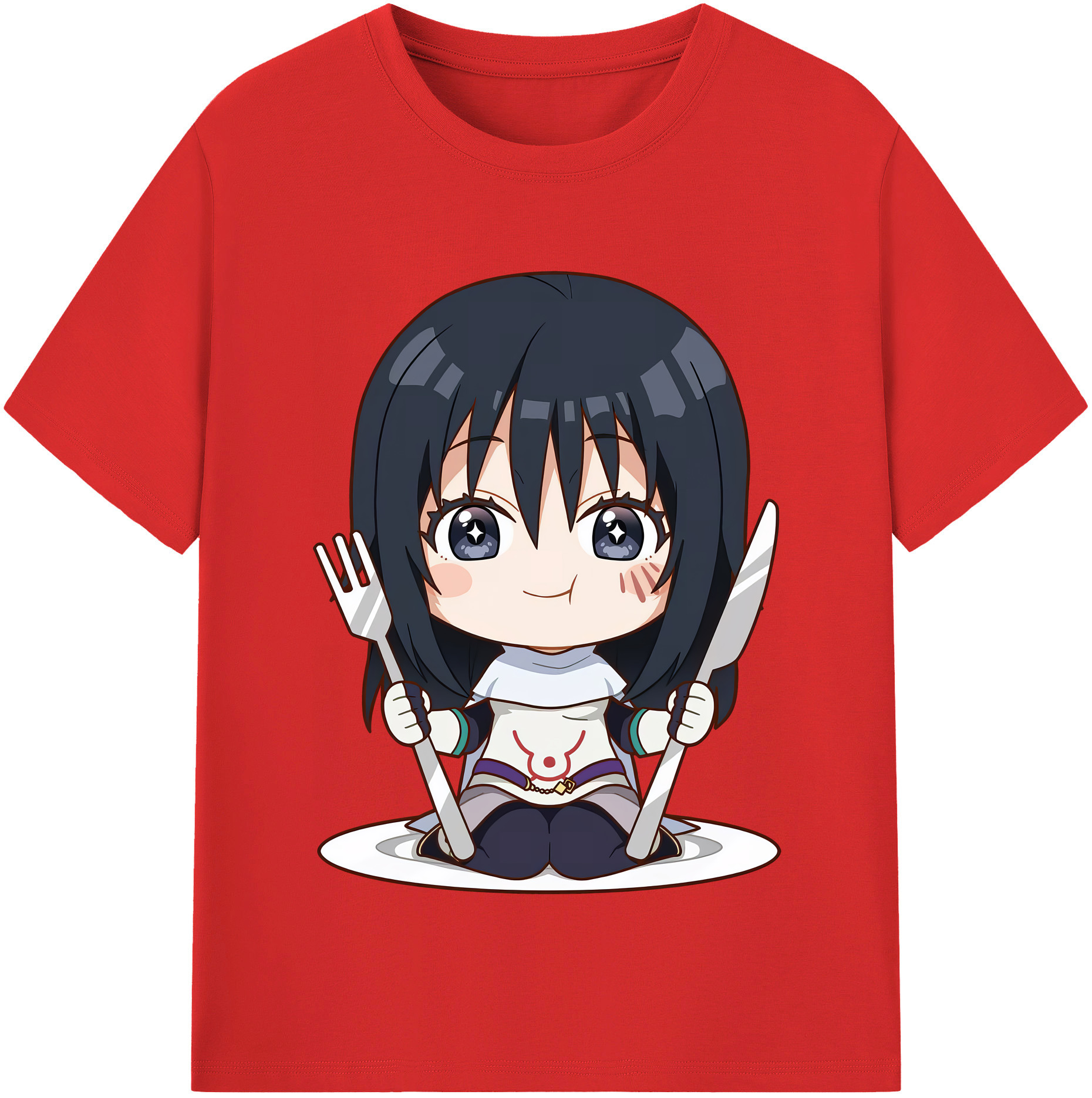 （画像用） 転スラ Regarding Reincarnated to Slime 綿100％半袖Tシャツ（フロントプリント）