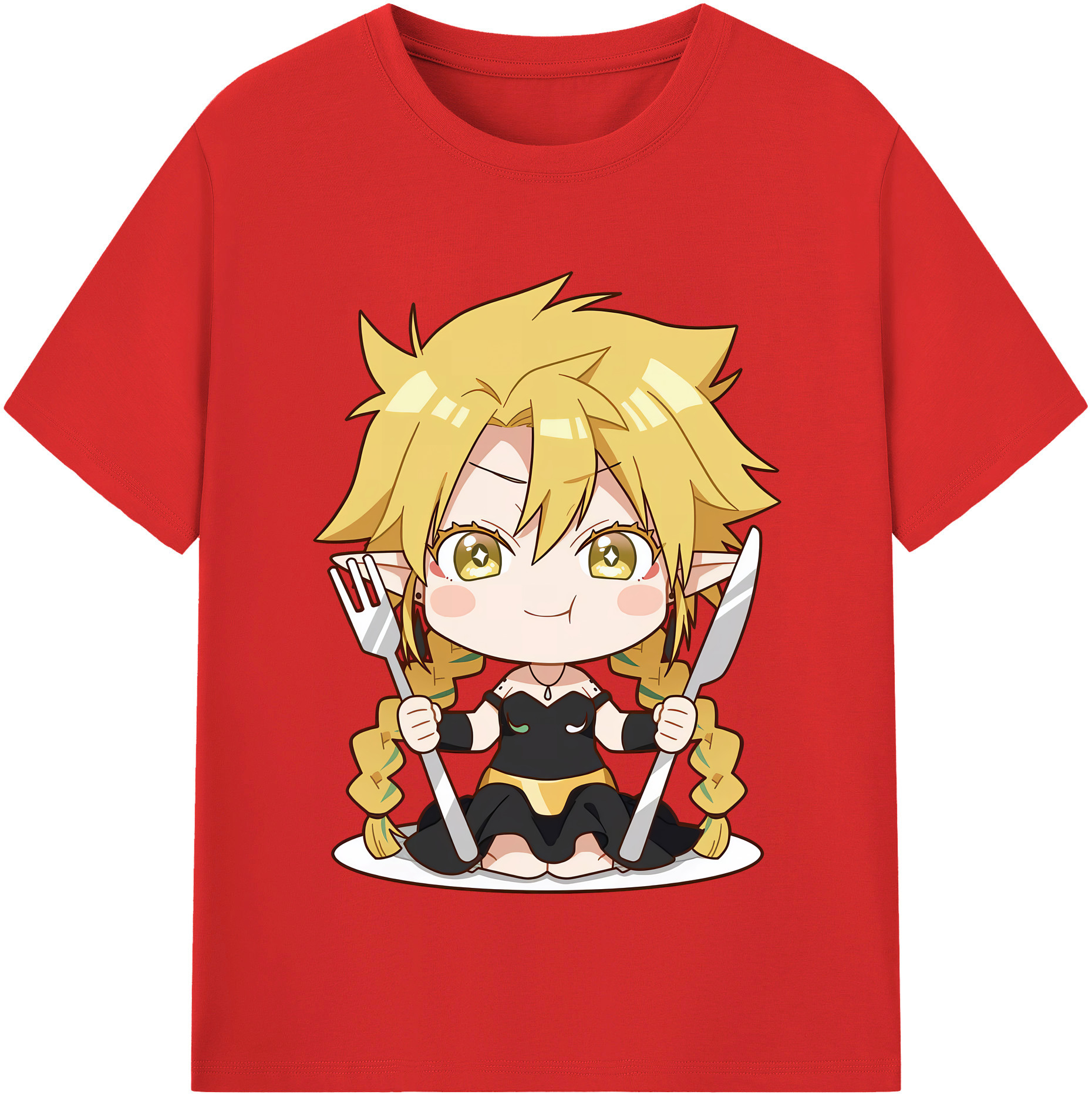 （画像用） 転スラ Regarding Reincarnated to Slime 綿100％半袖Tシャツ（フロントプリント）