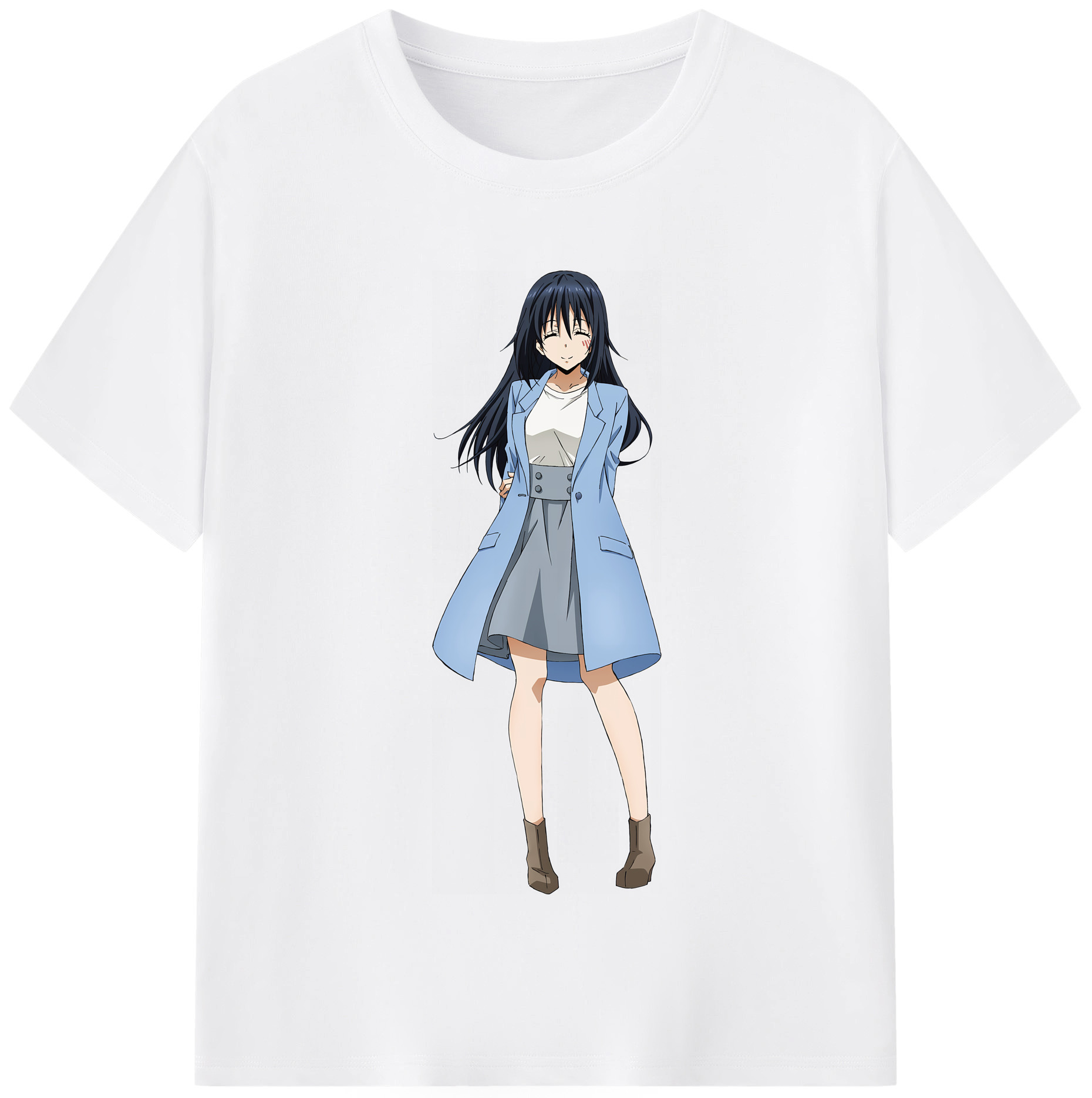 （画像用） 転スラ Regarding Reincarnated to Slime 綿100％半袖Tシャツ（フロントプリント）