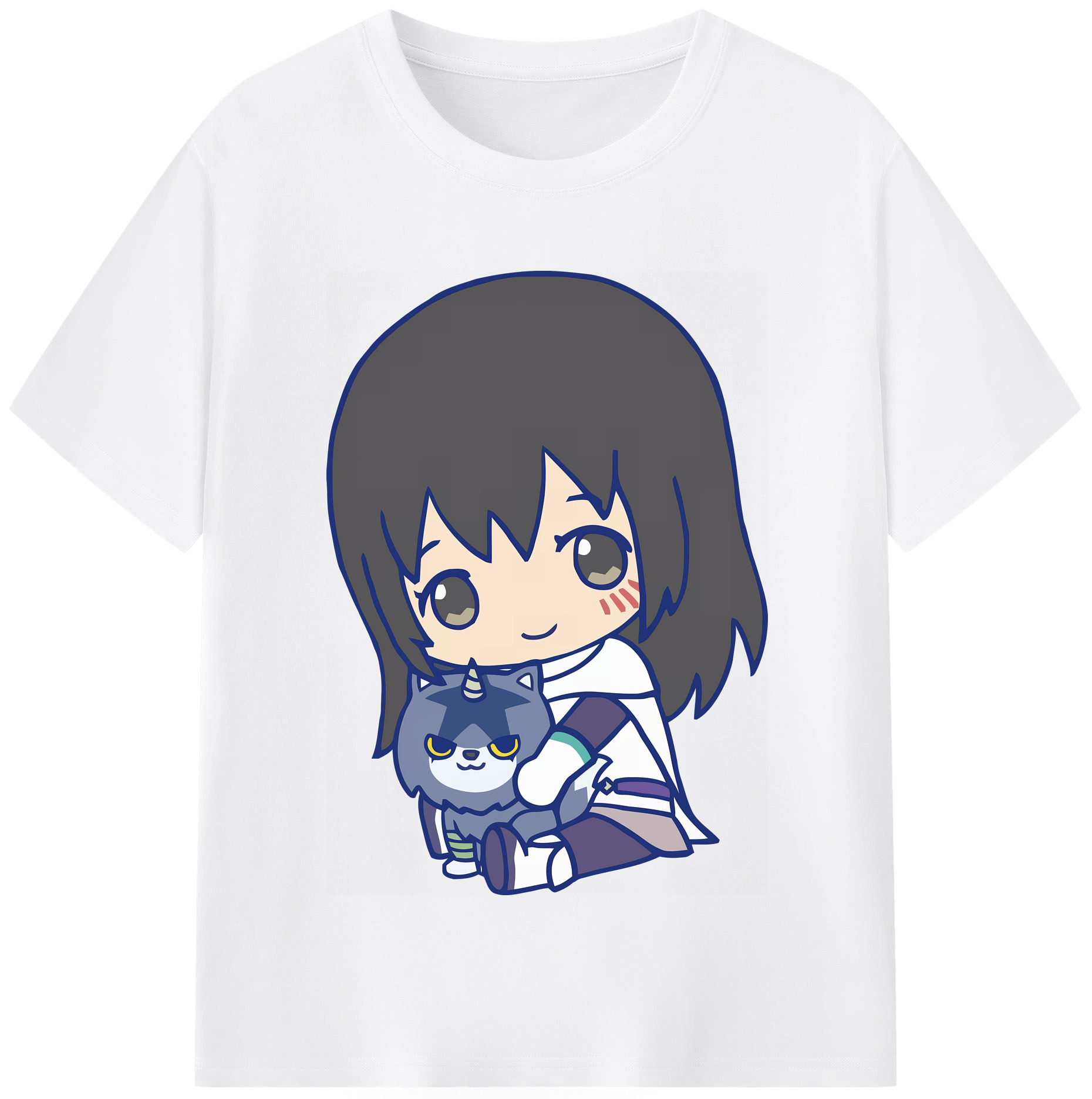 （画像用） 転スラ Regarding Reincarnated to Slime 綿100％半袖Tシャツ（フロントプリント）