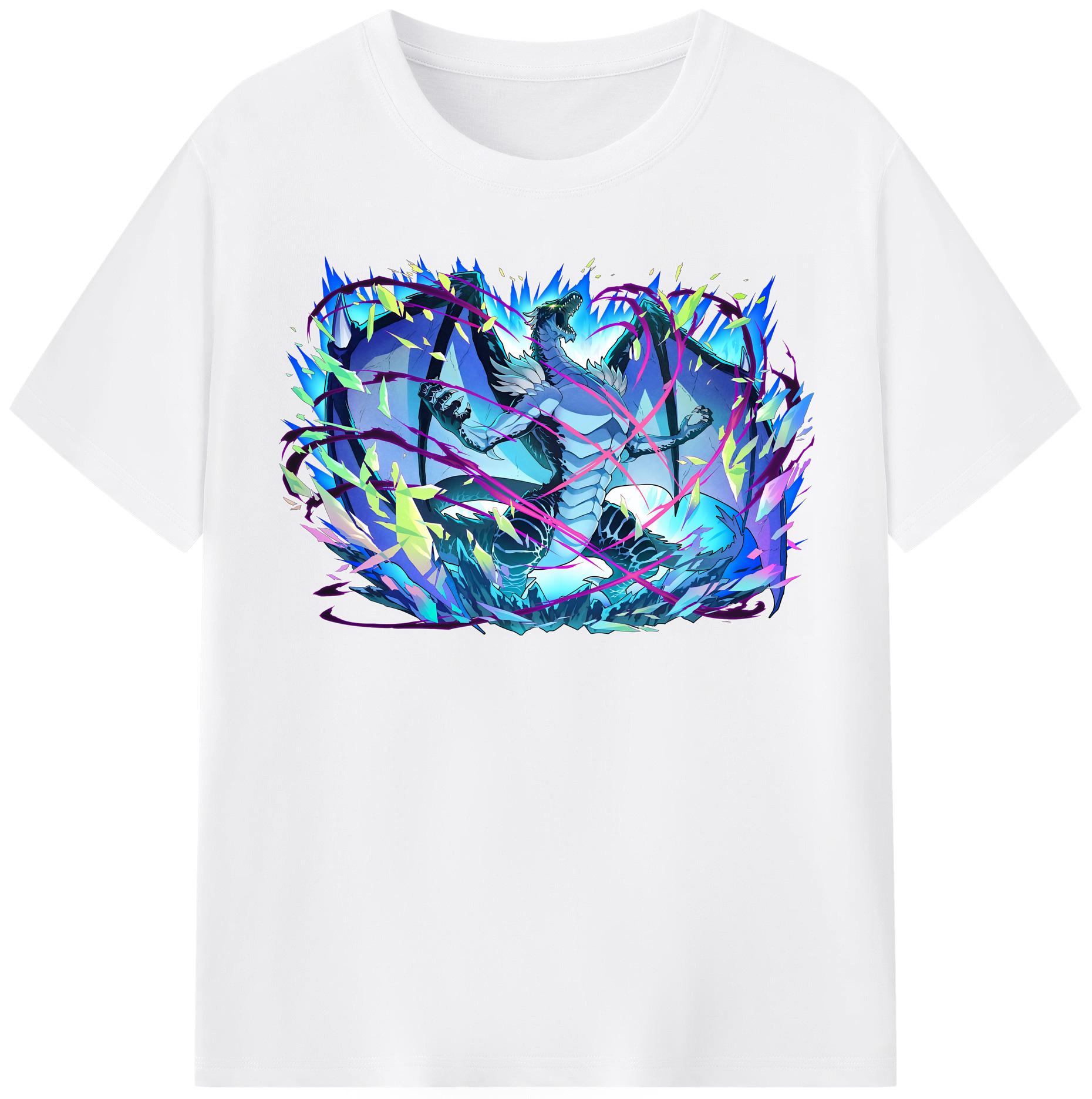 （画像用） 転スラ Regarding Reincarnated to Slime 綿100％半袖Tシャツ（フロントプリント）