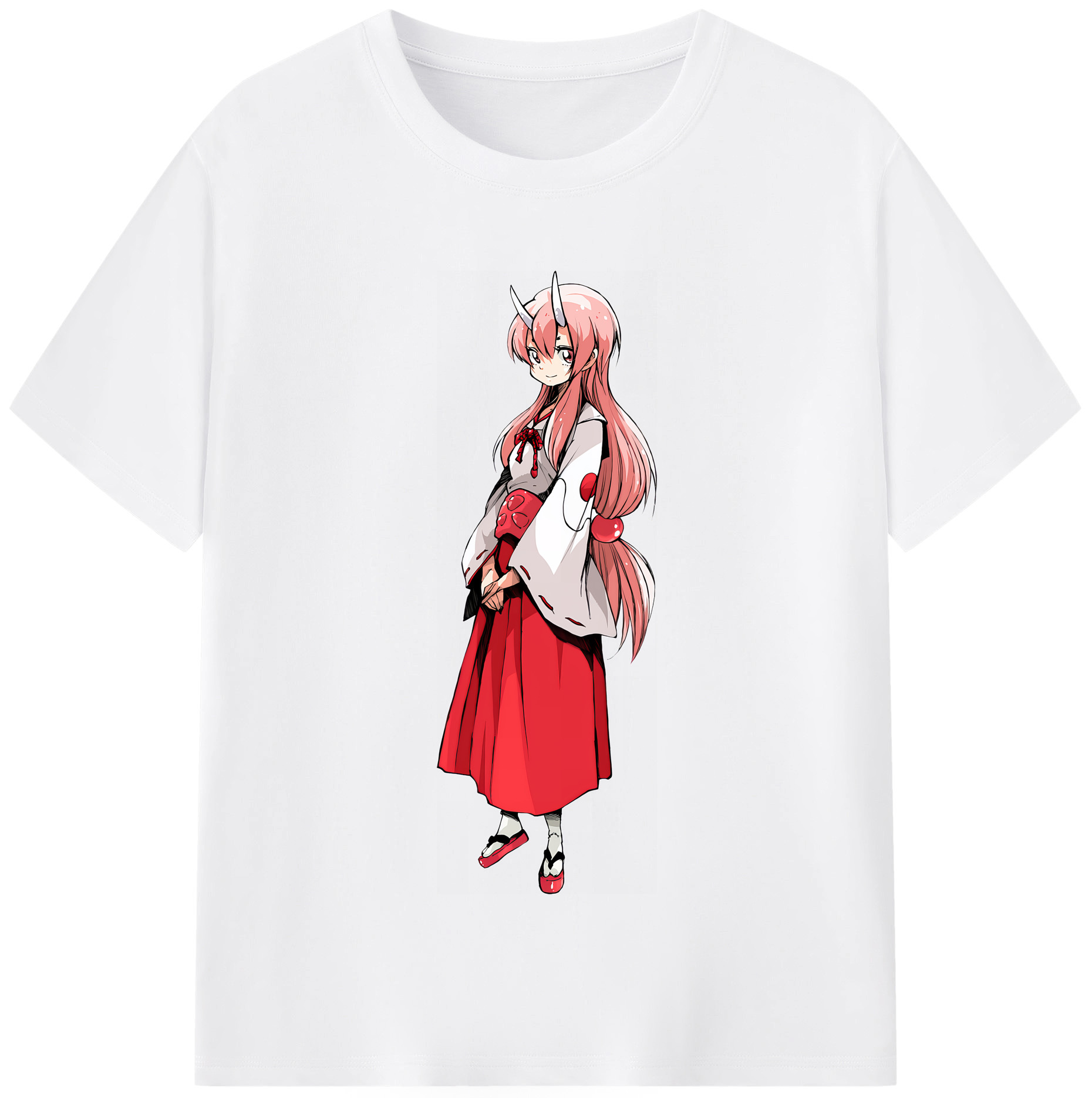 （画像用） 転スラ Regarding Reincarnated to Slime 綿100％半袖Tシャツ（フロントプリント）