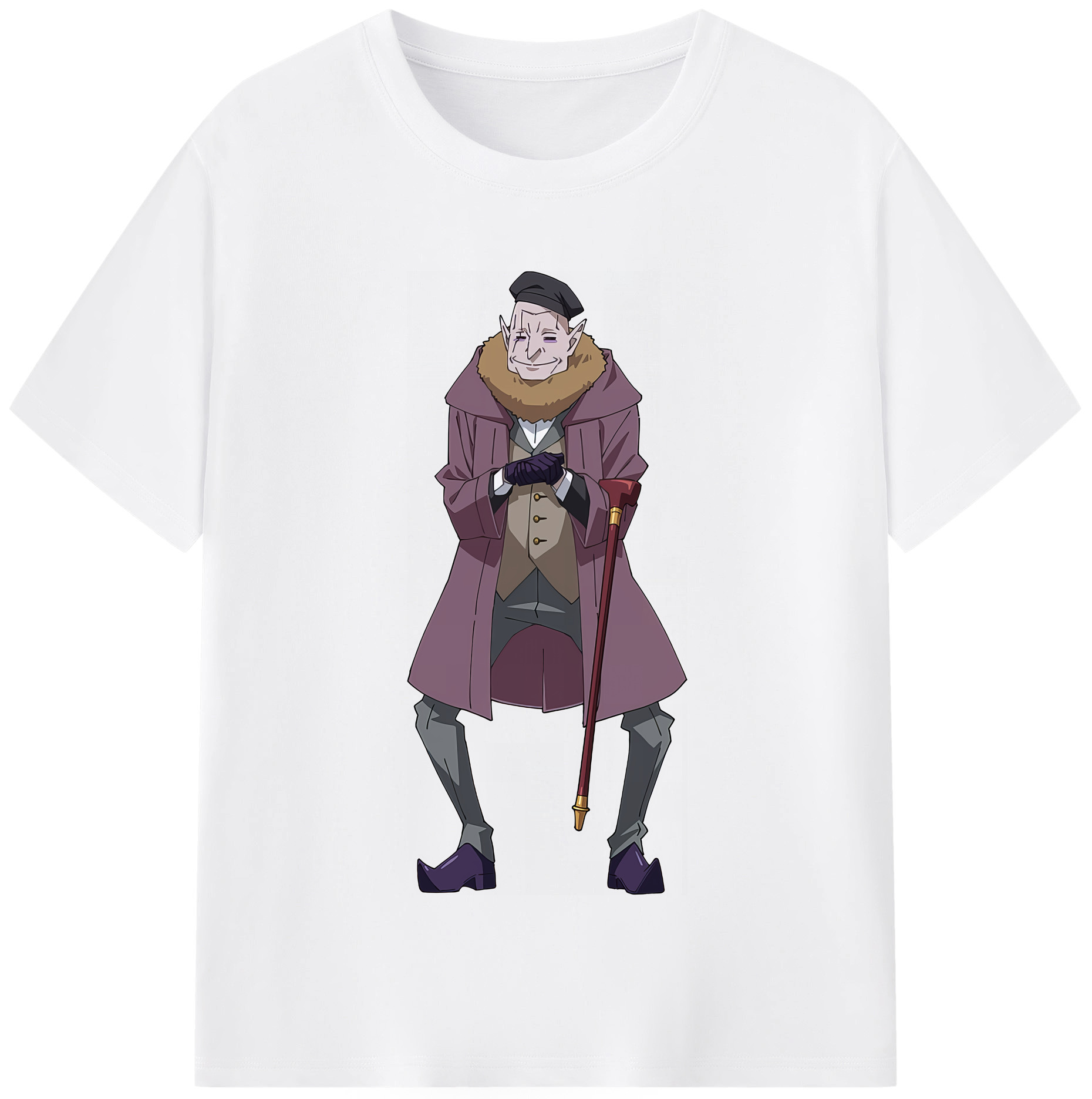 （画像用） 転スラ Regarding Reincarnated to Slime 綿100％半袖Tシャツ（フロントプリント）
