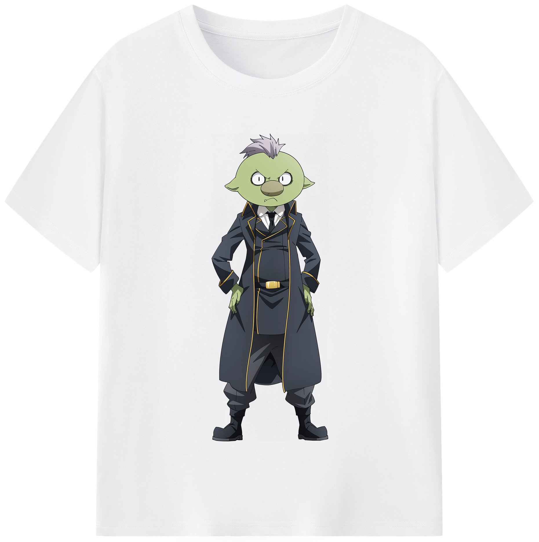 （画像用） 転スラ Regarding Reincarnated to Slime 綿100％半袖Tシャツ（フロントプリント）