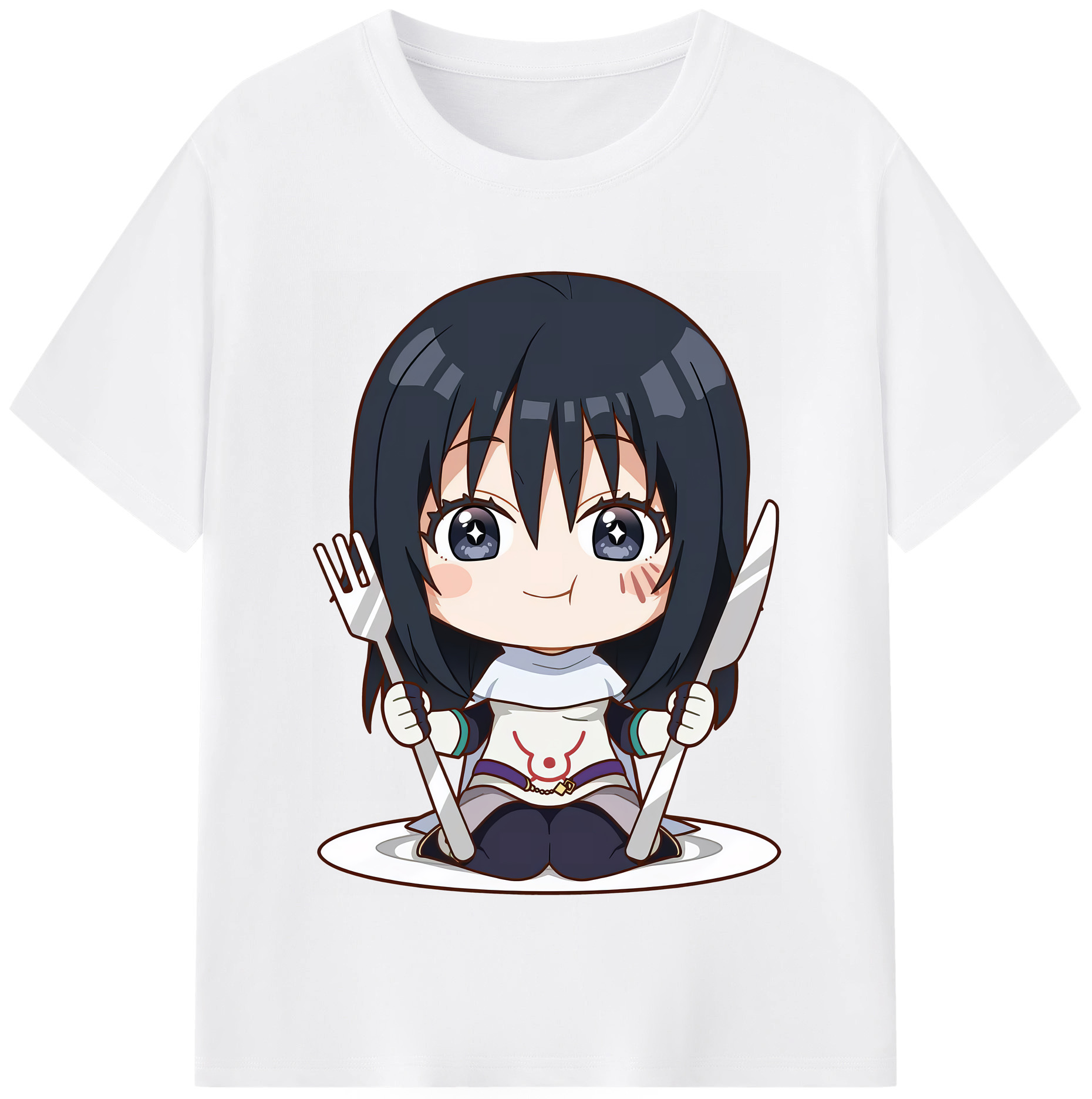 （画像用） 転スラ Regarding Reincarnated to Slime 綿100％半袖Tシャツ（フロントプリント）
