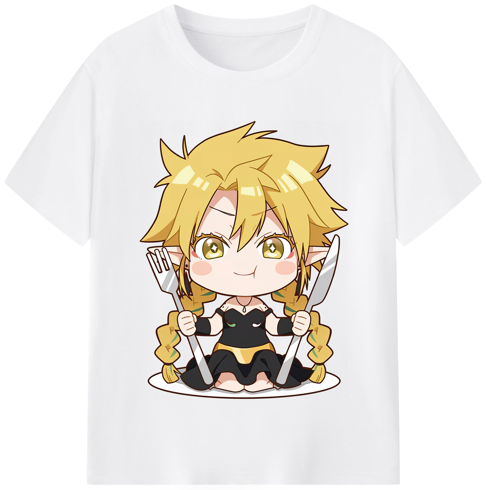 （画像用） 転スラ Regarding Reincarnated to Slime 綿100％半袖Tシャツ（フロントプリント）