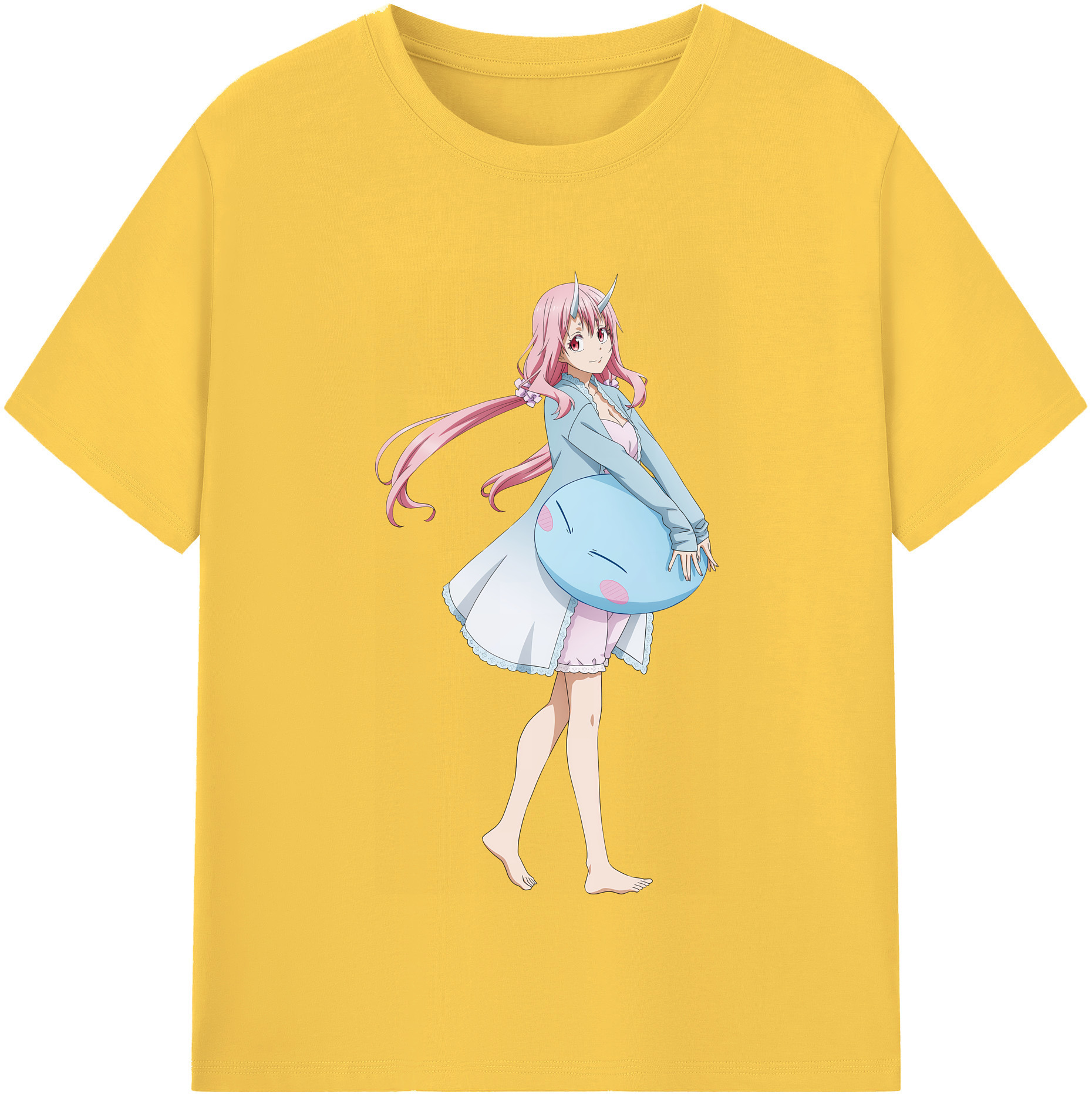 （画像用） 転スラ Regarding Reincarnated to Slime 綿100％半袖Tシャツ（フロントプリント）