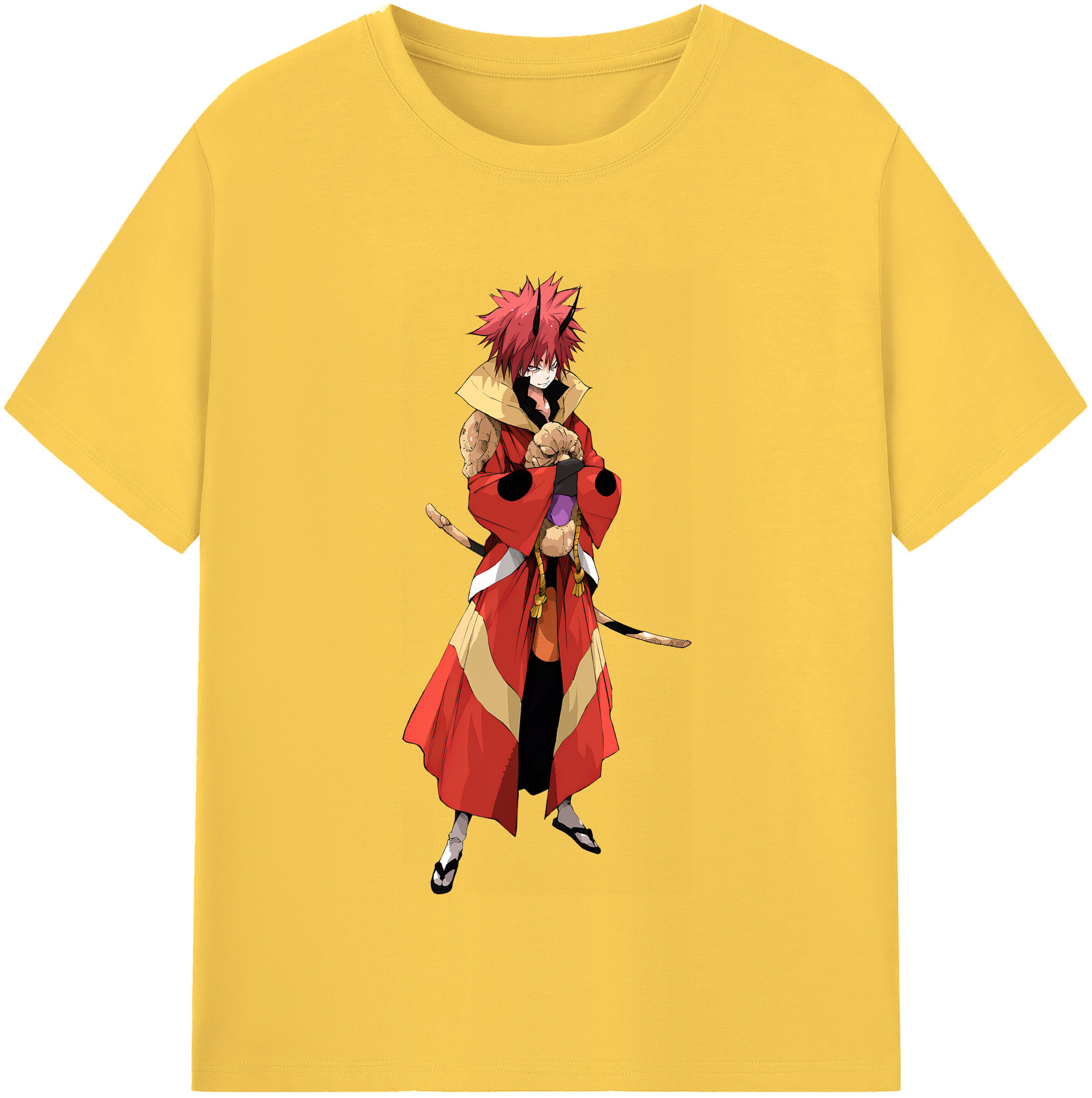 （画像用） 転スラ Regarding Reincarnated to Slime 綿100％半袖Tシャツ（フロントプリント）