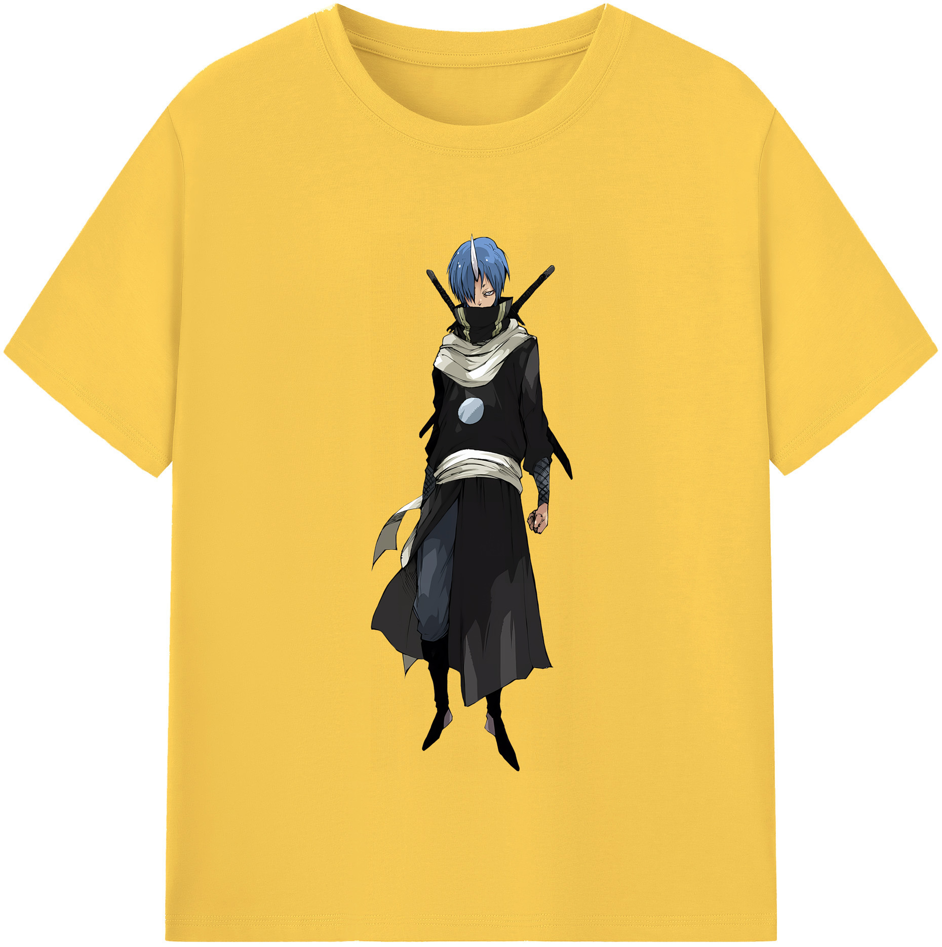 （画像用） 転スラ Regarding Reincarnated to Slime 綿100％半袖Tシャツ（フロントプリント）