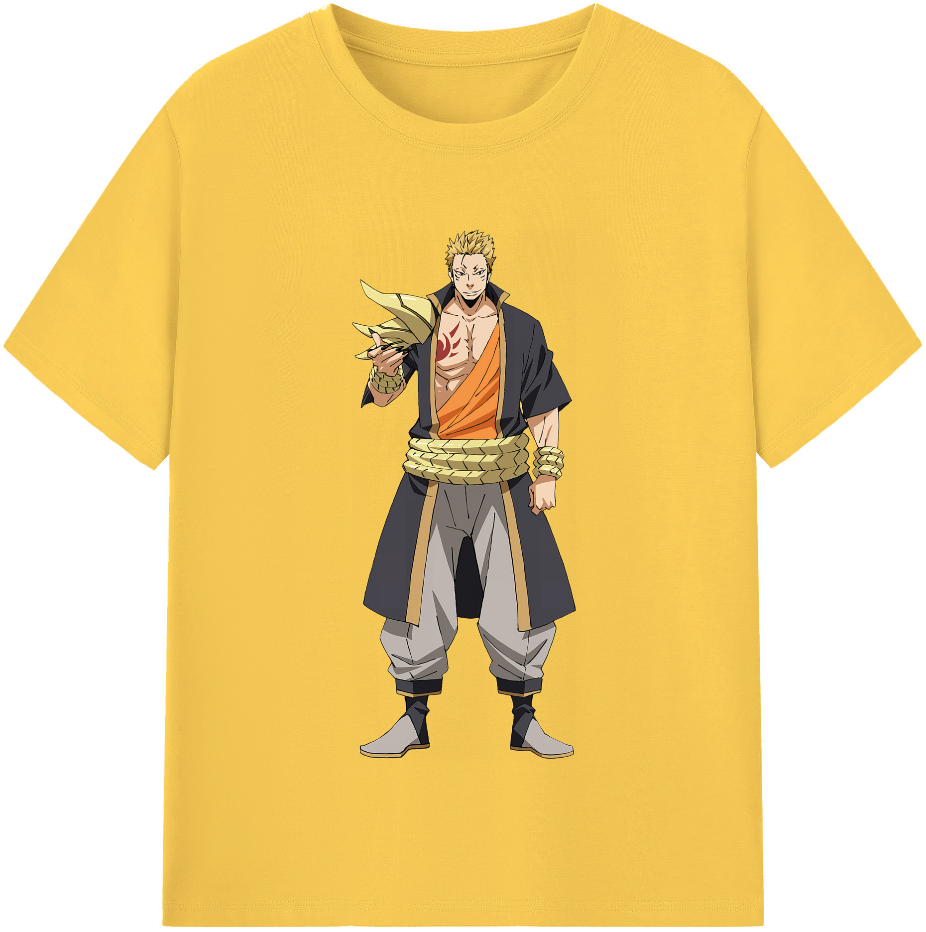 （画像用） 転スラ Regarding Reincarnated to Slime 綿100％半袖Tシャツ（フロントプリント）