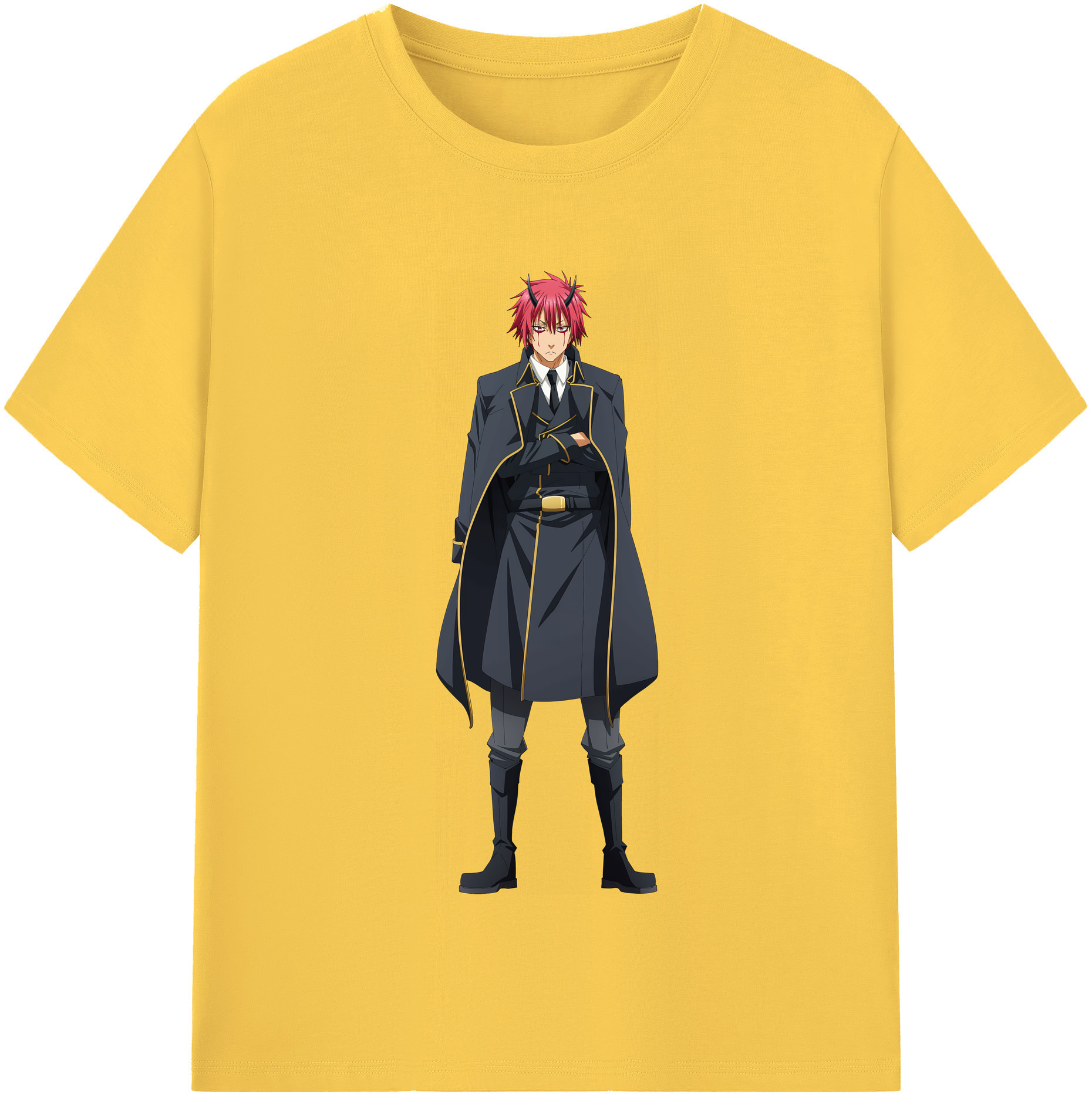 （画像用） 転スラ Regarding Reincarnated to Slime 綿100％半袖Tシャツ（フロントプリント）