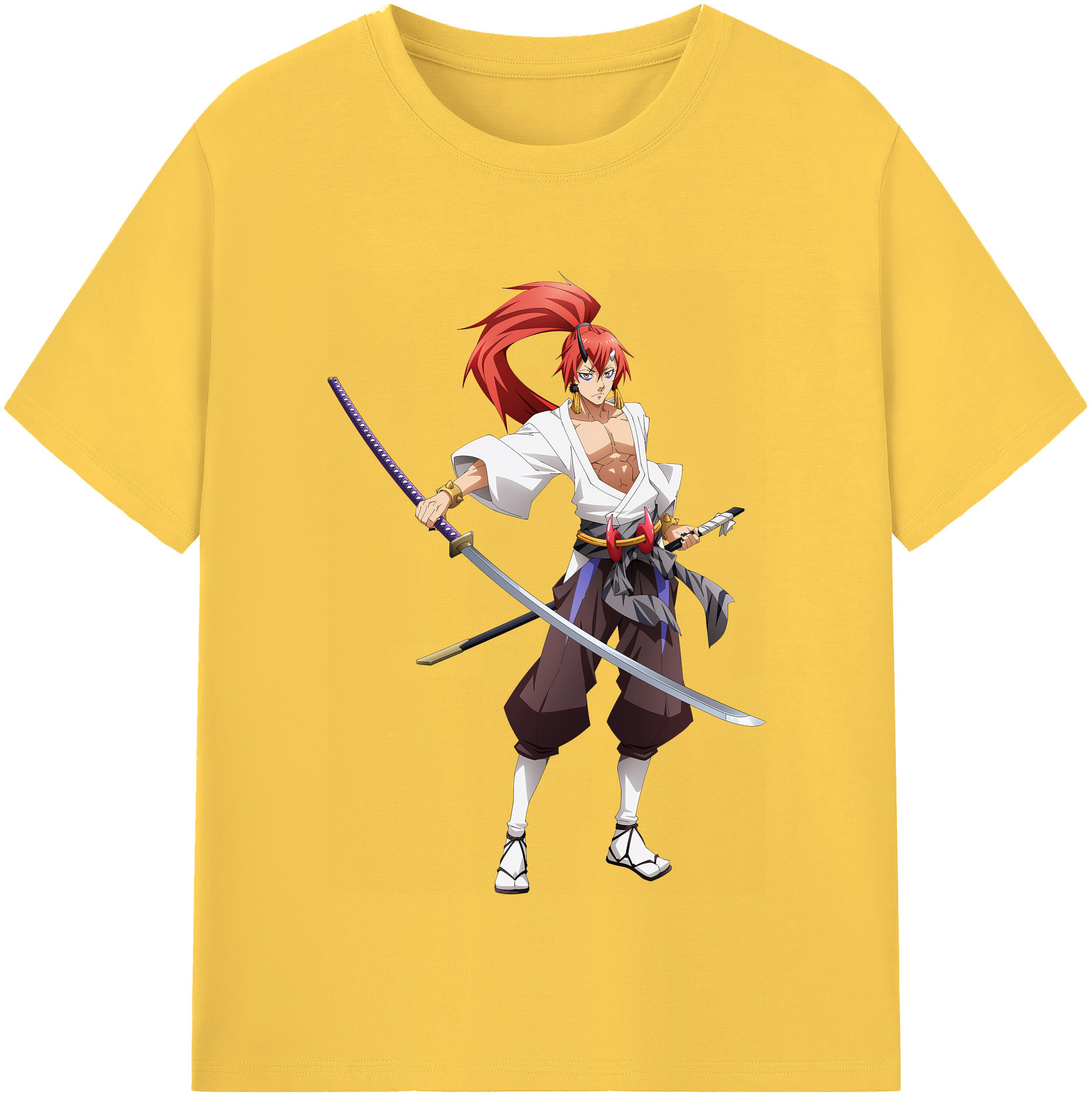 （画像用） 転スラ Regarding Reincarnated to Slime 綿100％半袖Tシャツ（フロントプリント）