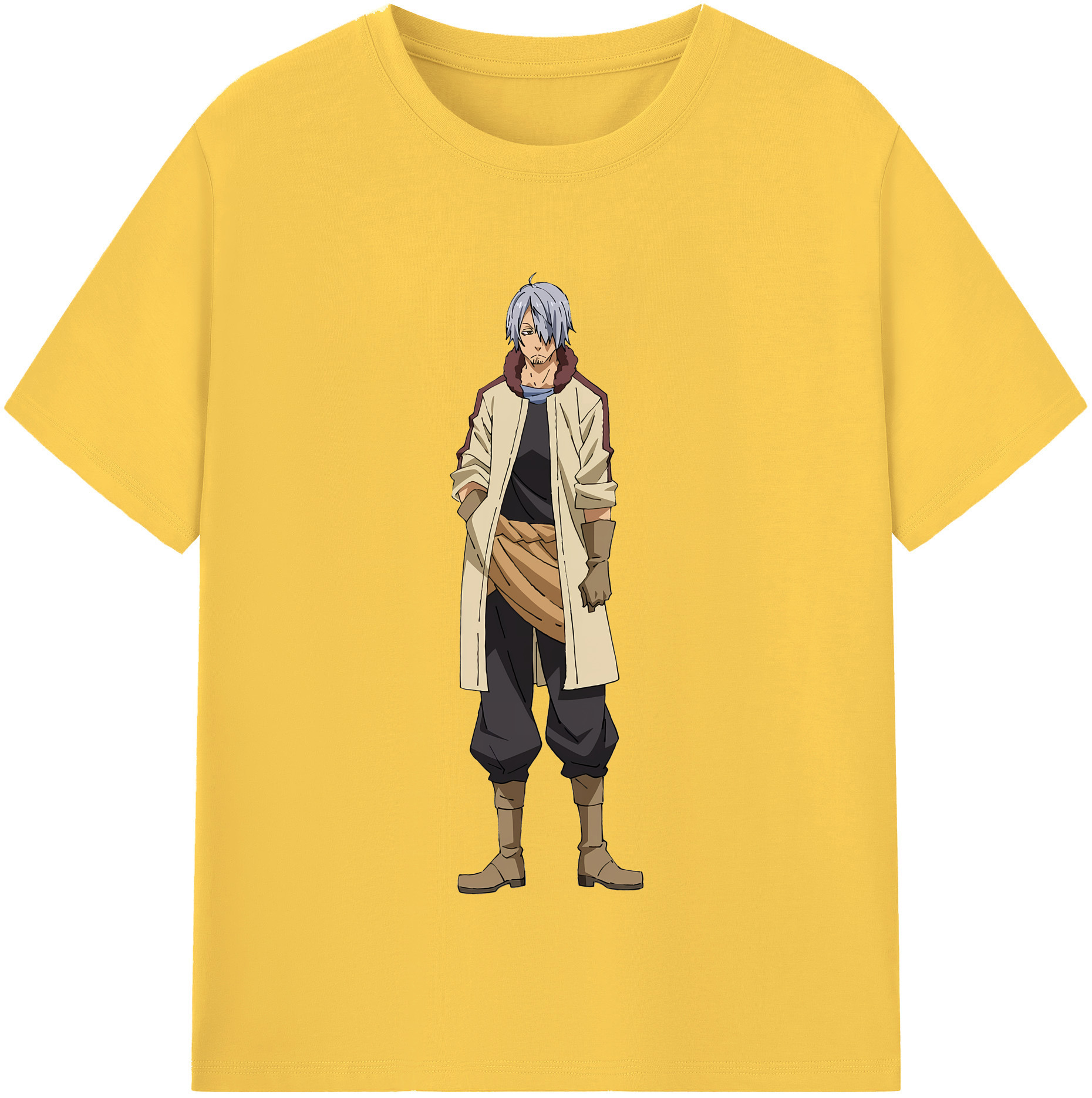 （画像用） 転スラ Regarding Reincarnated to Slime 綿100％半袖Tシャツ（フロントプリント）