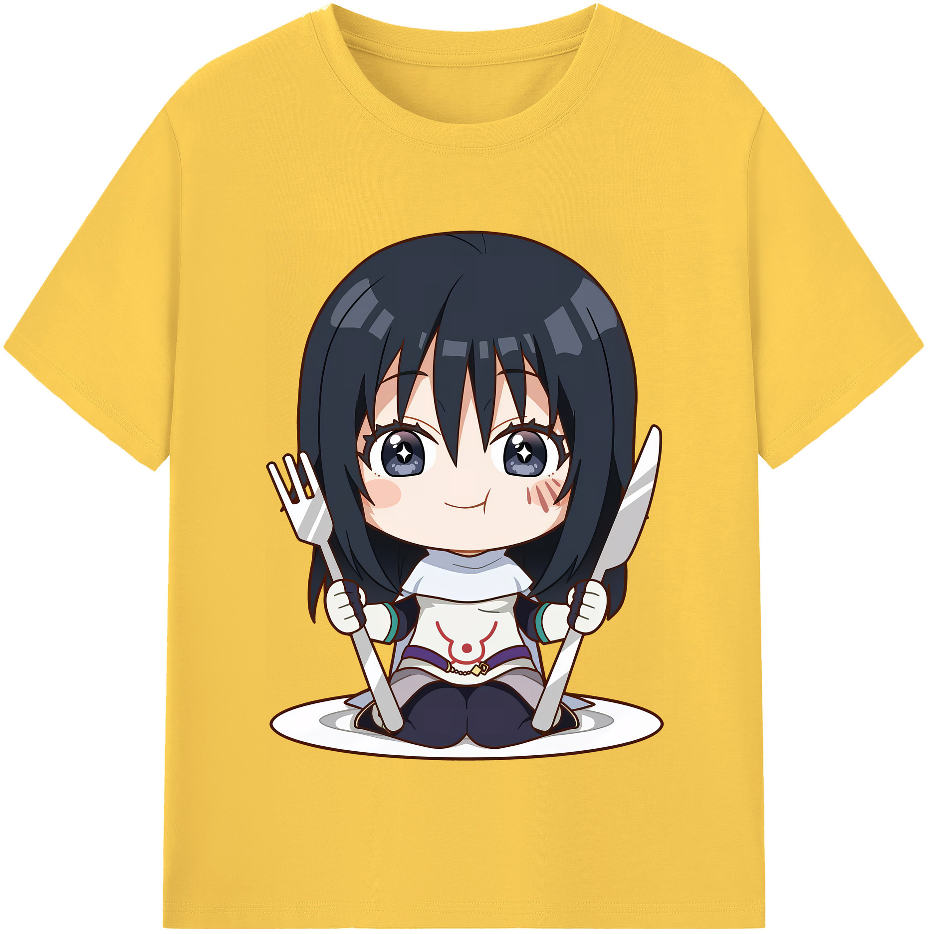 （画像用） 転スラ Regarding Reincarnated to Slime 綿100％半袖Tシャツ（フロントプリント）