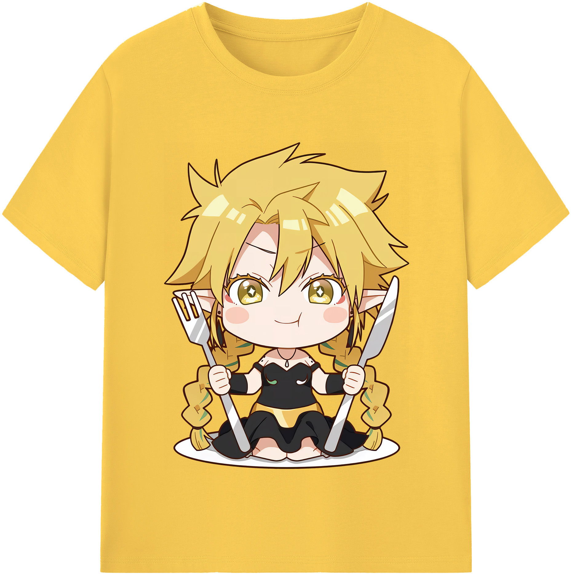 （画像用） 転スラ Regarding Reincarnated to Slime 綿100％半袖Tシャツ（フロントプリント）
