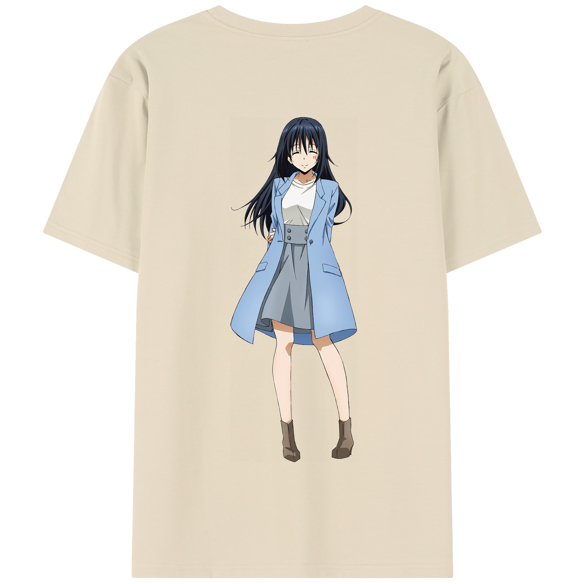 （画像用） 転スラ Regarding Reincarnated to Slime 綿100％半袖Tシャツ（背面プリント）