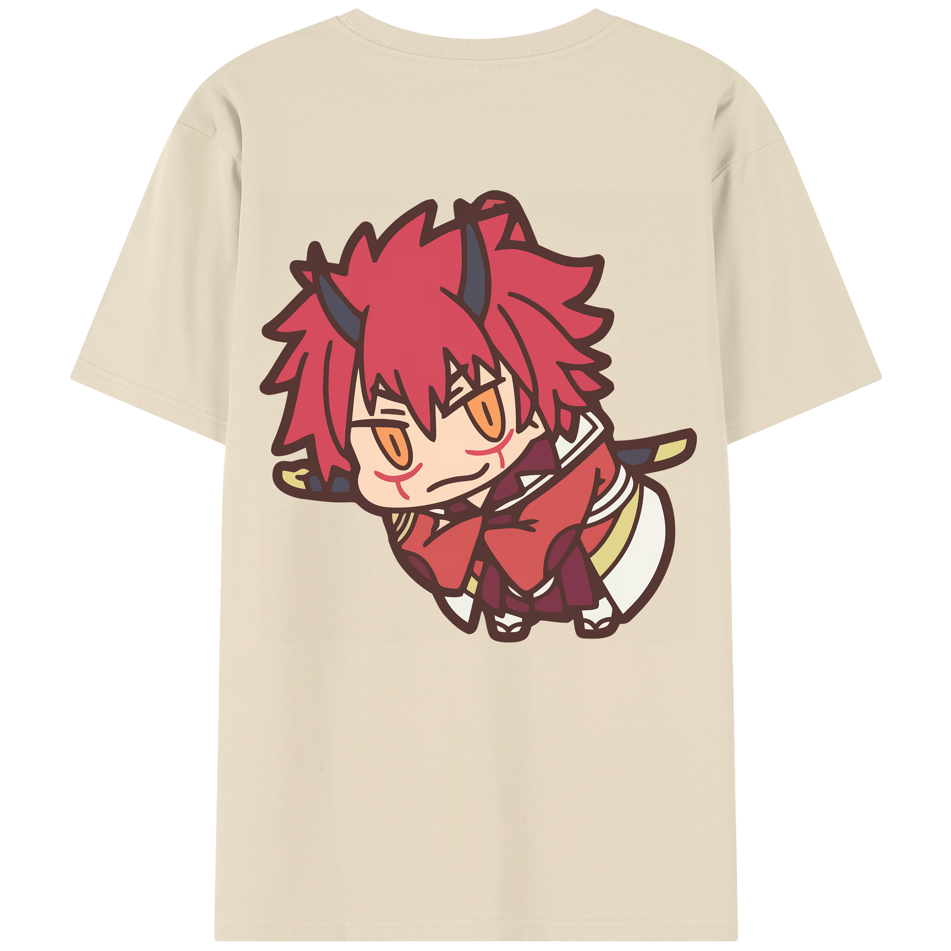 （画像用） 転スラ Regarding Reincarnated to Slime 綿100％半袖Tシャツ（背面プリント）