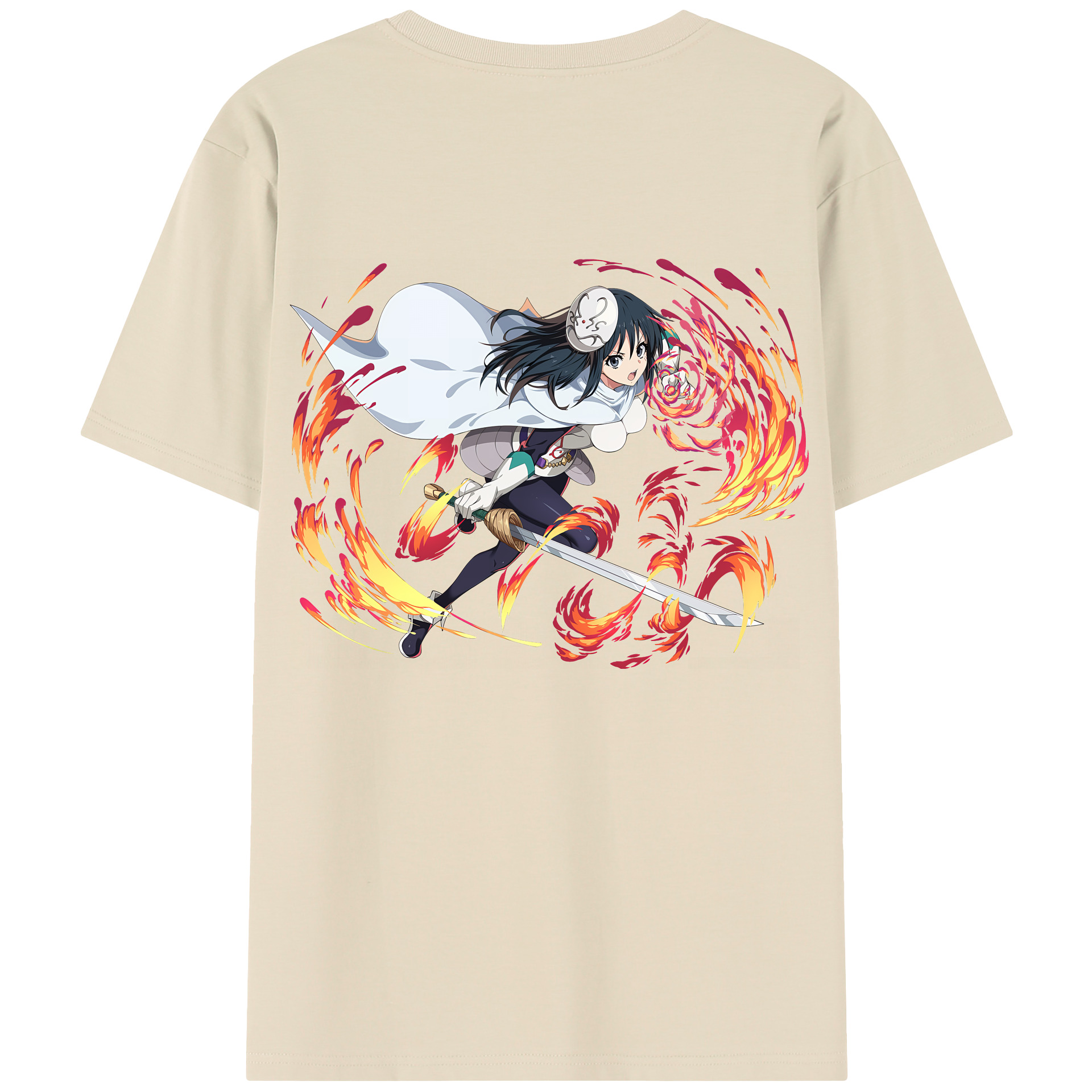 （画像用） 転スラ Regarding Reincarnated to Slime 綿100％半袖Tシャツ（背面プリント）