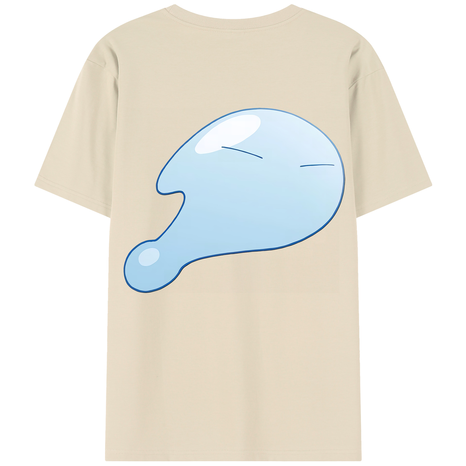 （画像用） 転スラ Regarding Reincarnated to Slime 綿100％半袖Tシャツ（背面プリント）