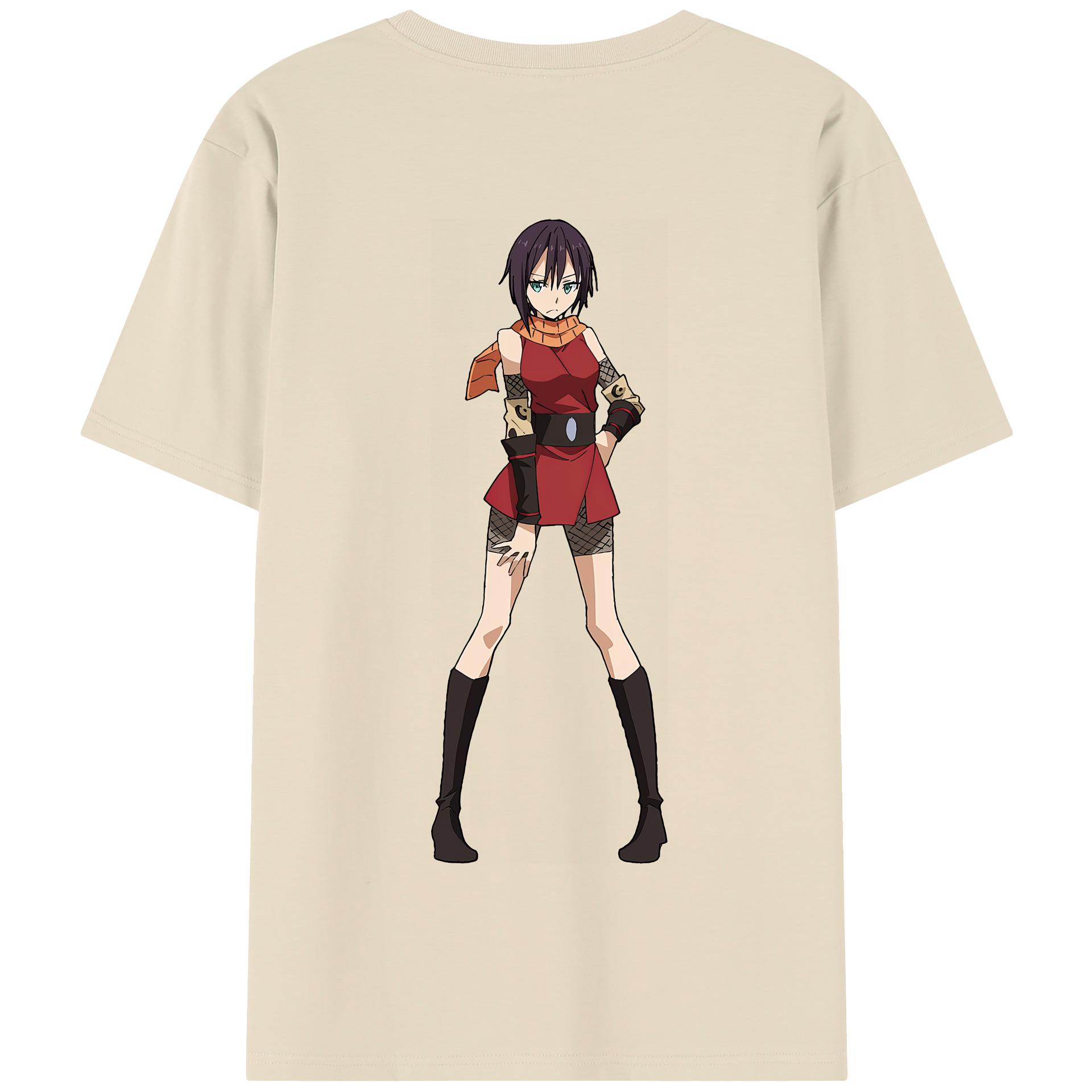 （画像用） 転スラ Regarding Reincarnated to Slime 綿100％半袖Tシャツ（背面プリント）