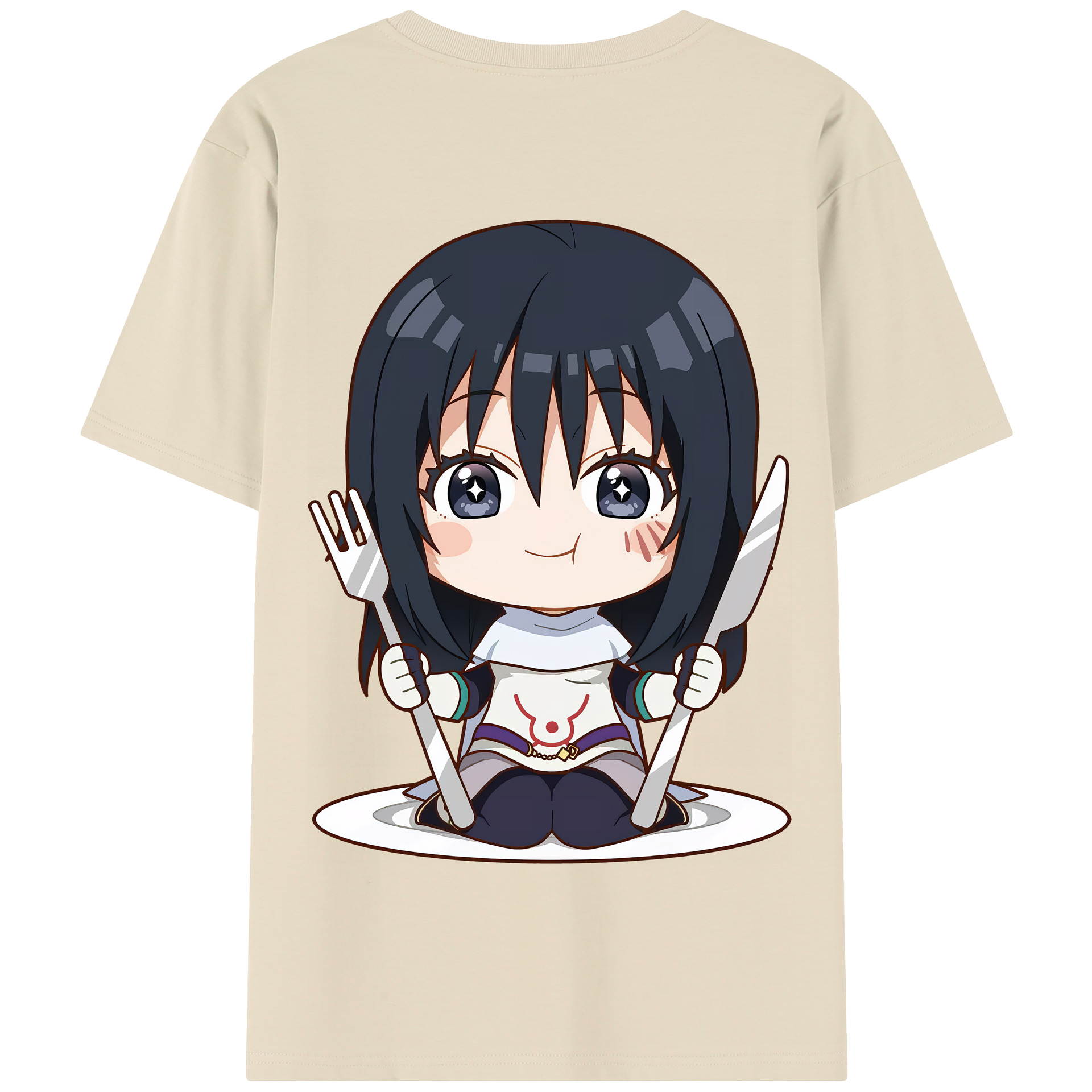 （画像用） 転スラ Regarding Reincarnated to Slime 綿100％半袖Tシャツ（背面プリント）
