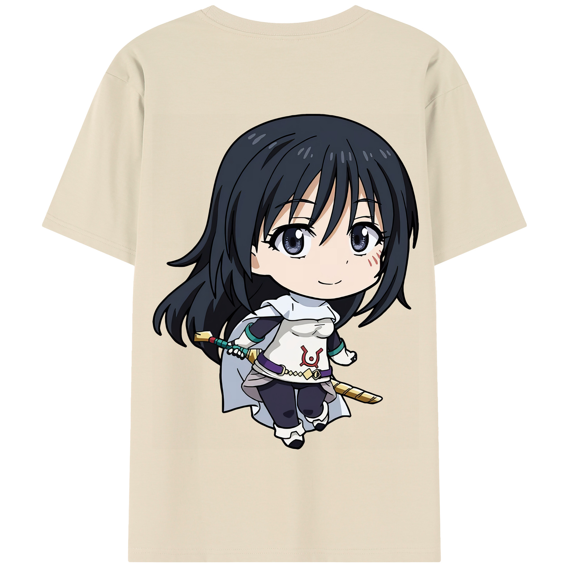 （画像用） 転スラ Regarding Reincarnated to Slime 綿100％半袖Tシャツ（背面プリント）