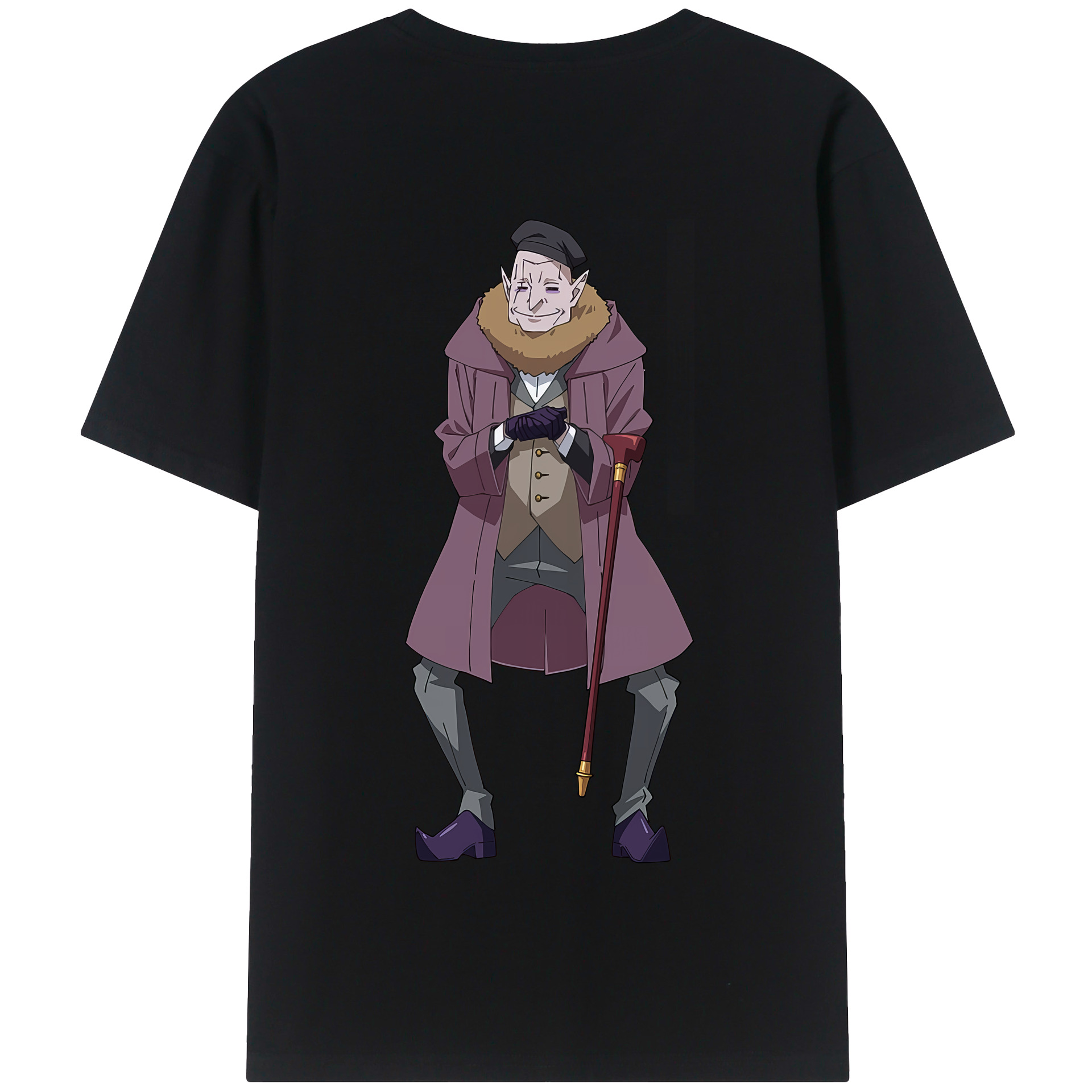 （画像用） 転スラ Regarding Reincarnated to Slime 綿100％半袖Tシャツ（背面プリント）