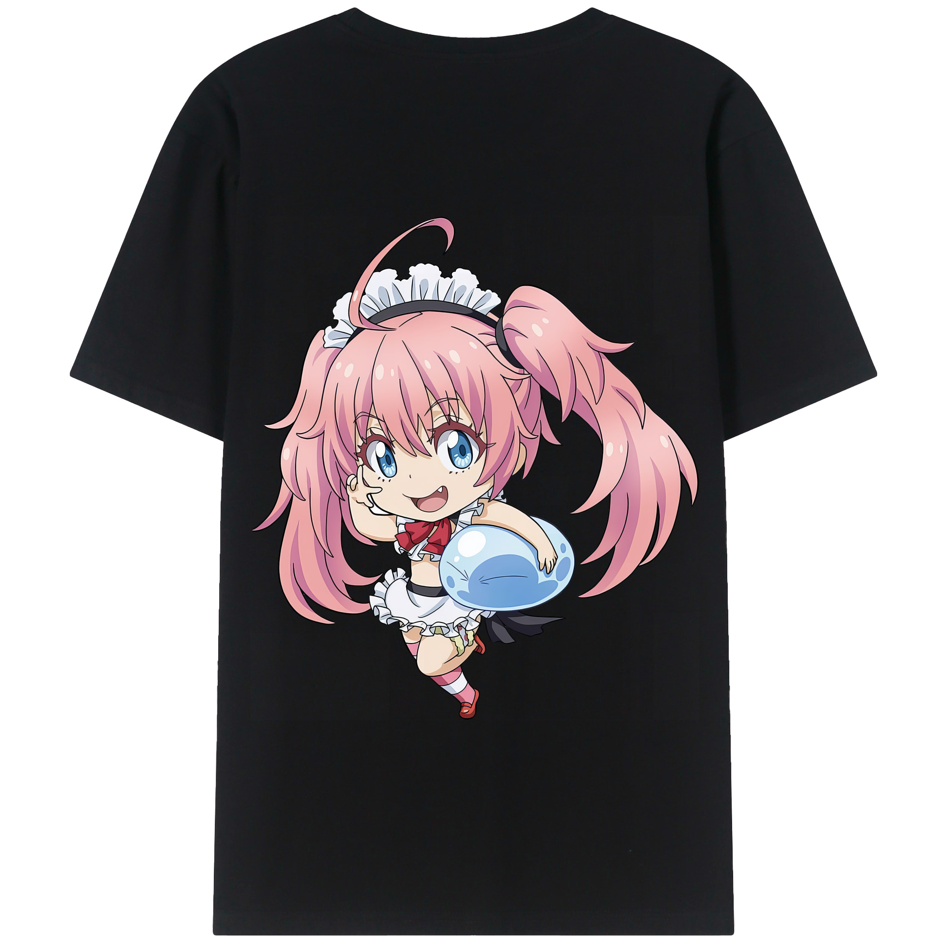 （画像用） 転スラ Regarding Reincarnated to Slime 綿100％半袖Tシャツ（背面プリント）