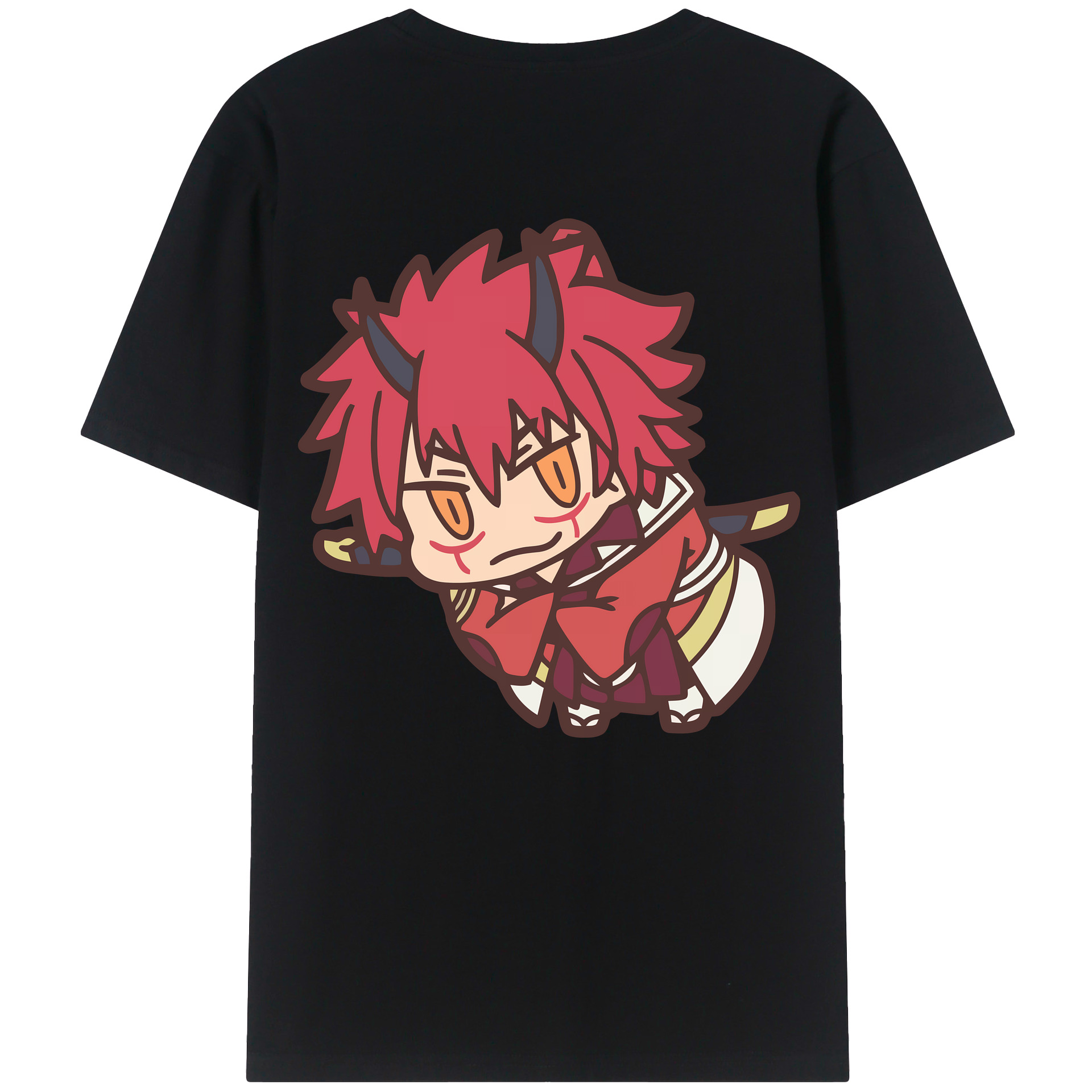 （画像用） 転スラ Regarding Reincarnated to Slime 綿100％半袖Tシャツ（背面プリント）