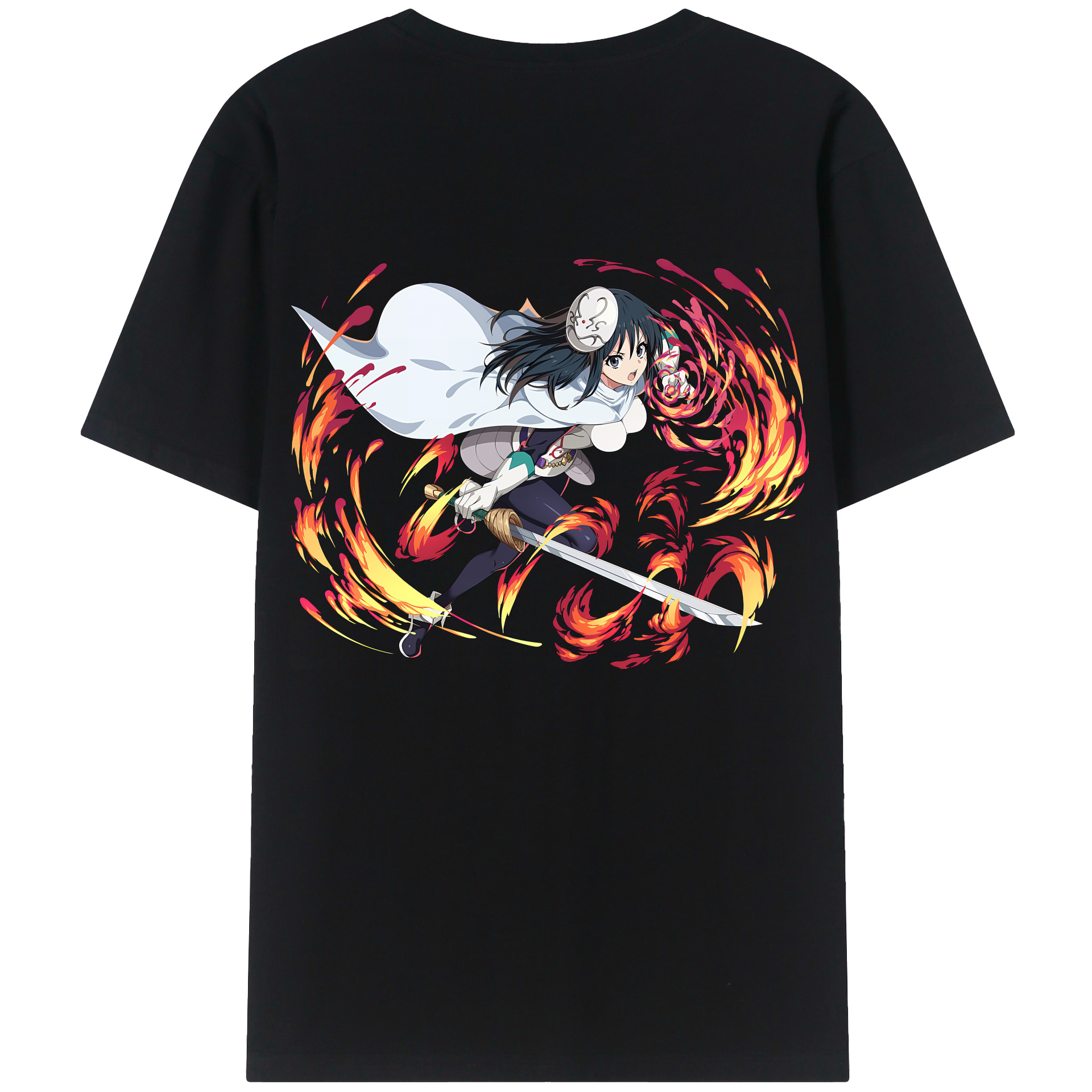 （画像用） 転スラ Regarding Reincarnated to Slime 綿100％半袖Tシャツ（背面プリント）