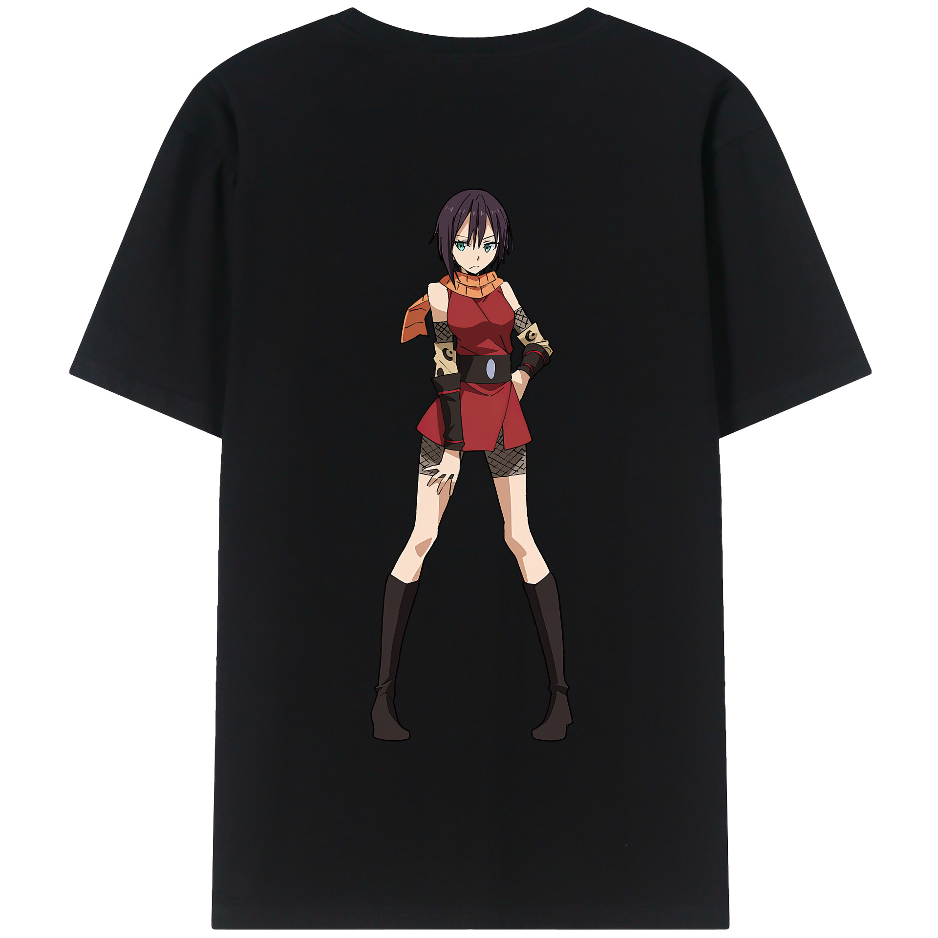 （画像用） 転スラ Regarding Reincarnated to Slime 綿100％半袖Tシャツ（背面プリント）