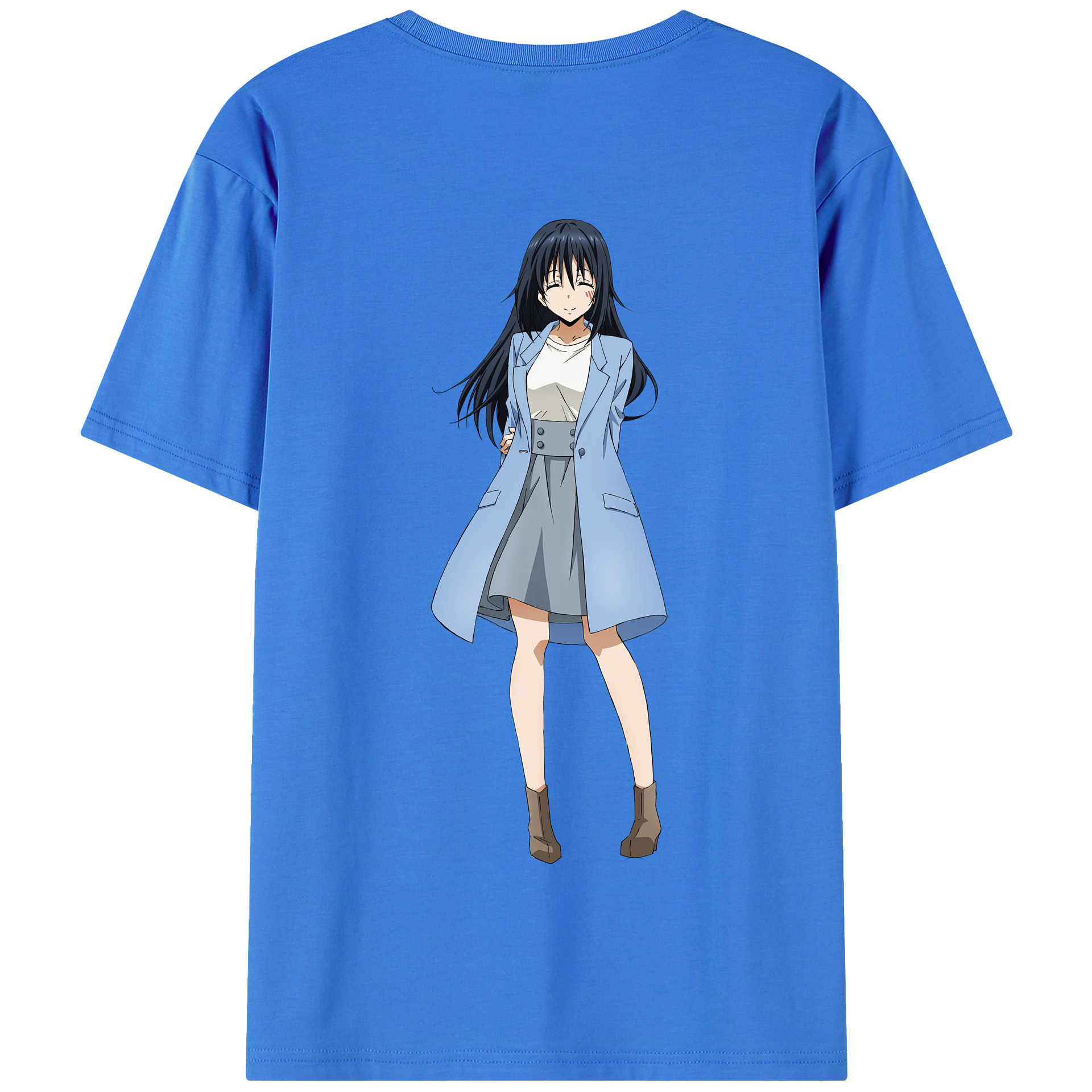 （画像用） 転スラ Regarding Reincarnated to Slime 綿100％半袖Tシャツ（背面プリント）