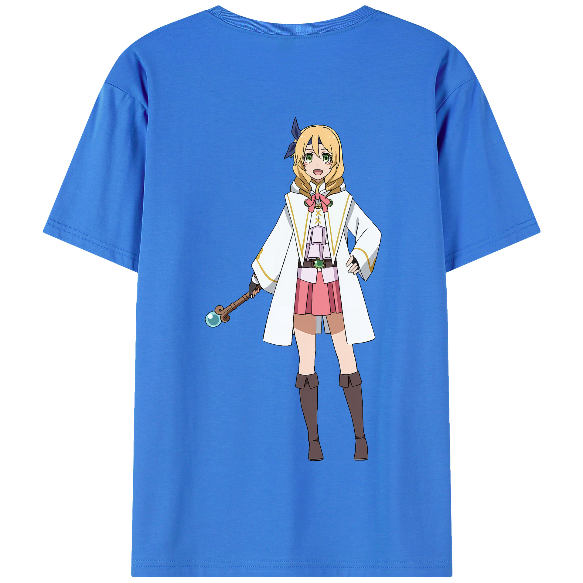 （画像用） 転スラ Regarding Reincarnated to Slime 綿100％半袖Tシャツ（背面プリント）