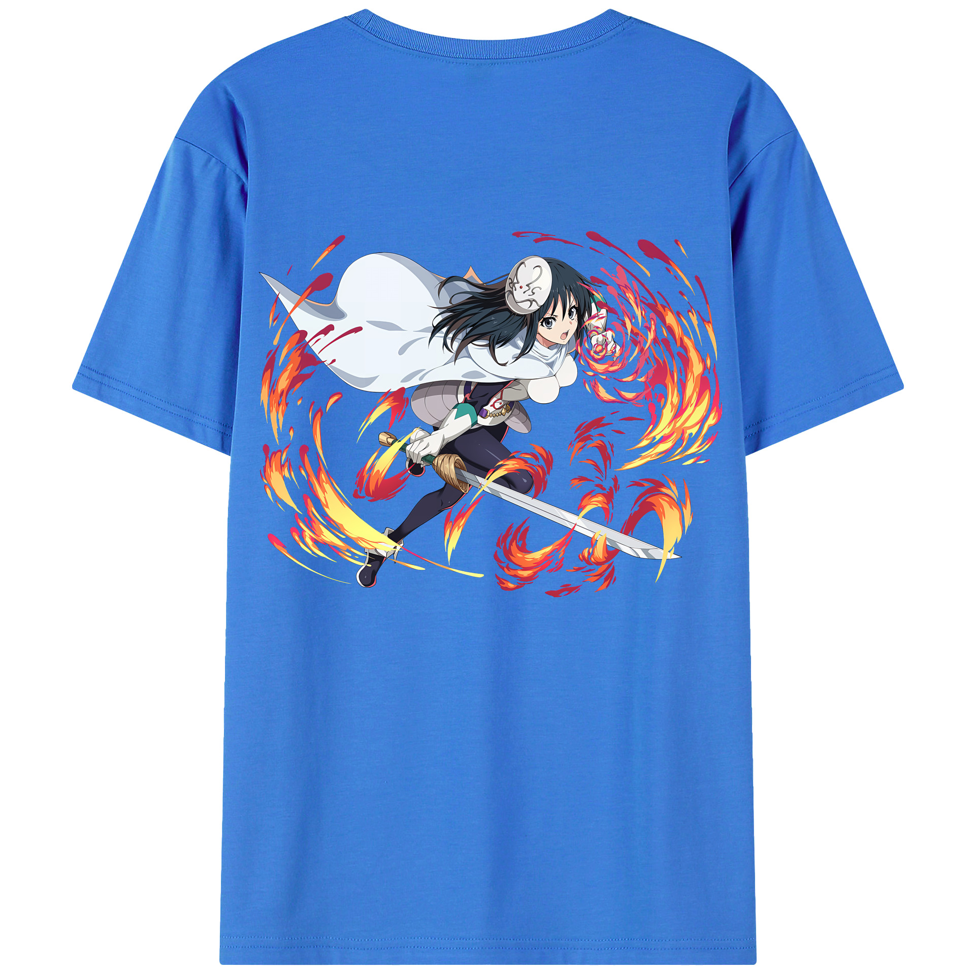 （画像用） 転スラ Regarding Reincarnated to Slime 綿100％半袖Tシャツ（背面プリント）