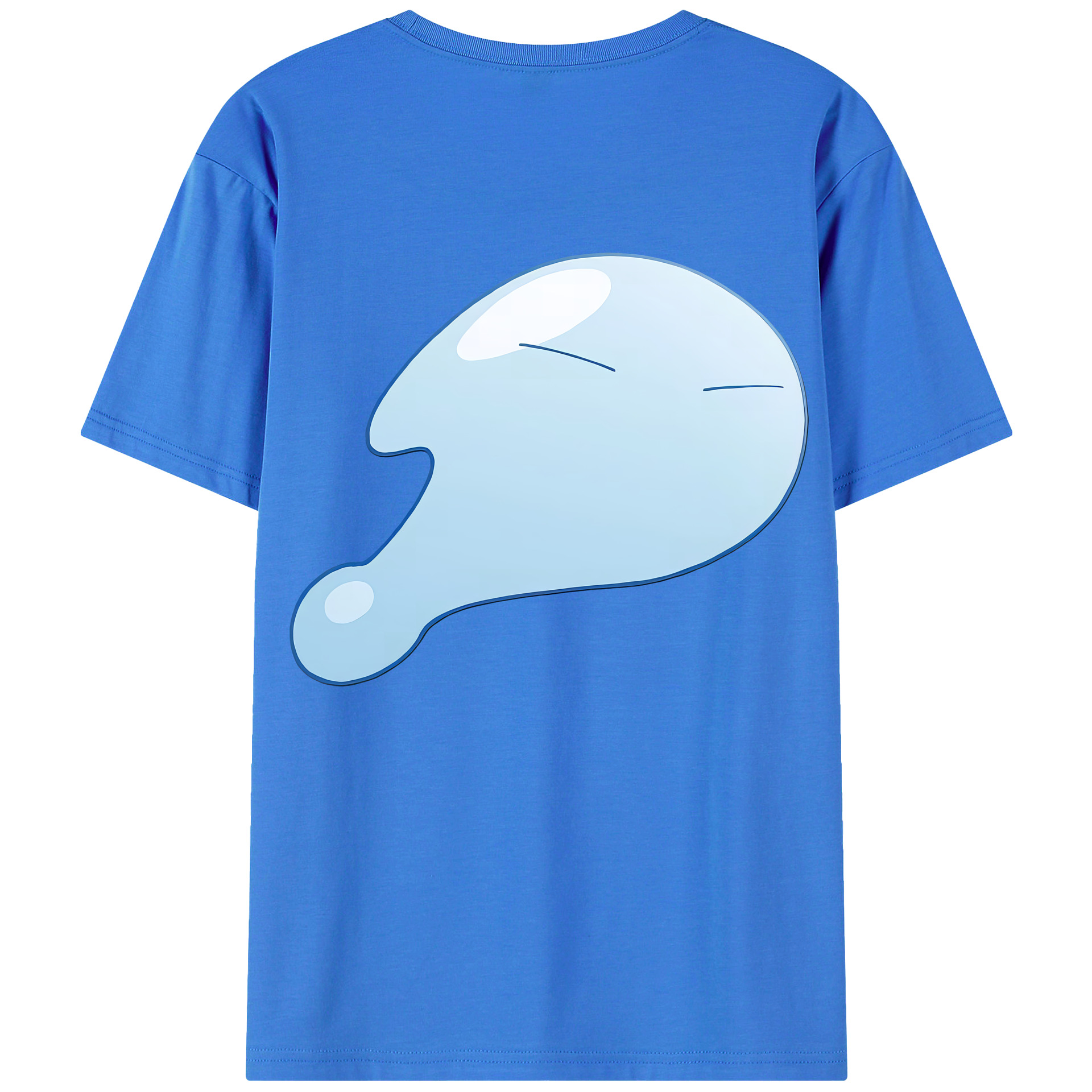 （画像用） 転スラ Regarding Reincarnated to Slime 綿100％半袖Tシャツ（背面プリント）