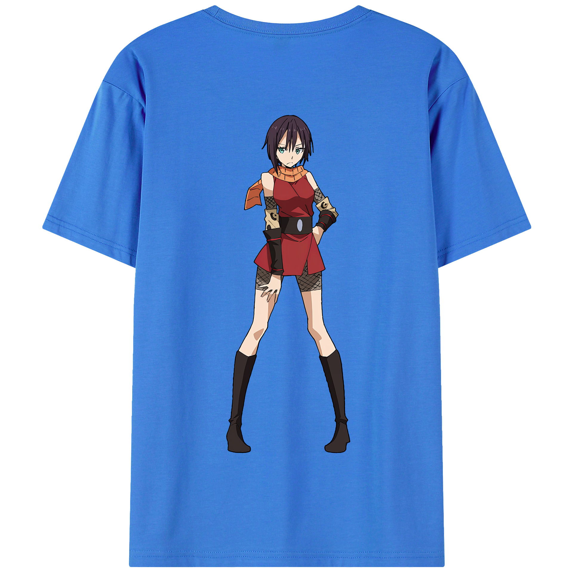 （画像用） 転スラ Regarding Reincarnated to Slime 綿100％半袖Tシャツ（背面プリント）