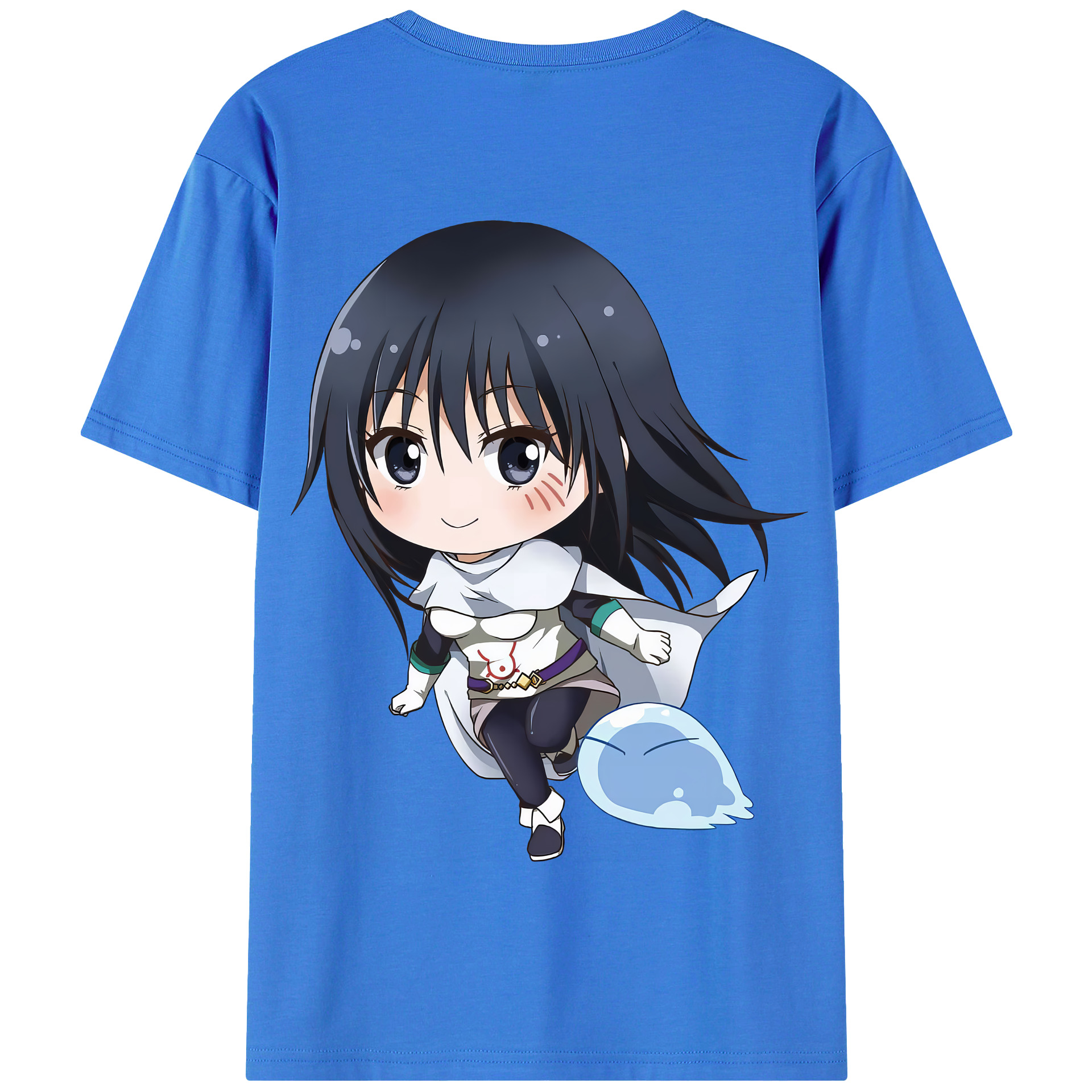 （画像用） 転スラ Regarding Reincarnated to Slime 綿100％半袖Tシャツ（背面プリント）