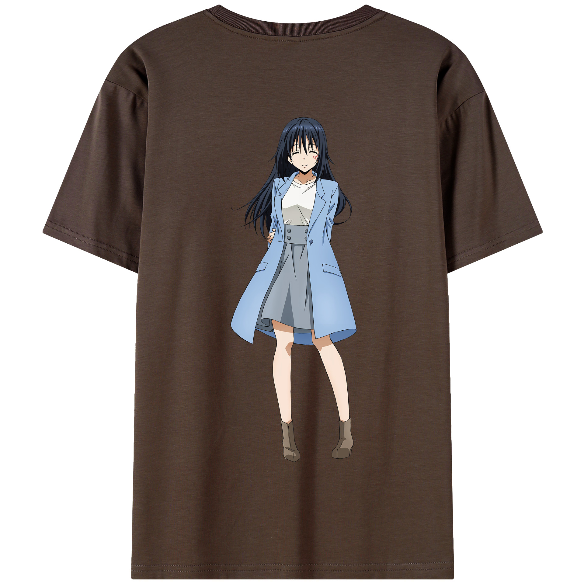 （画像用） 転スラ Regarding Reincarnated to Slime 綿100％半袖Tシャツ（背面プリント）
