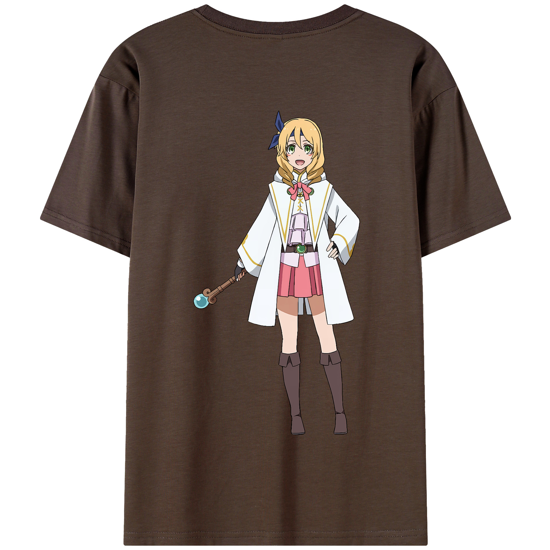 （画像用） 転スラ Regarding Reincarnated to Slime 綿100％半袖Tシャツ（背面プリント）