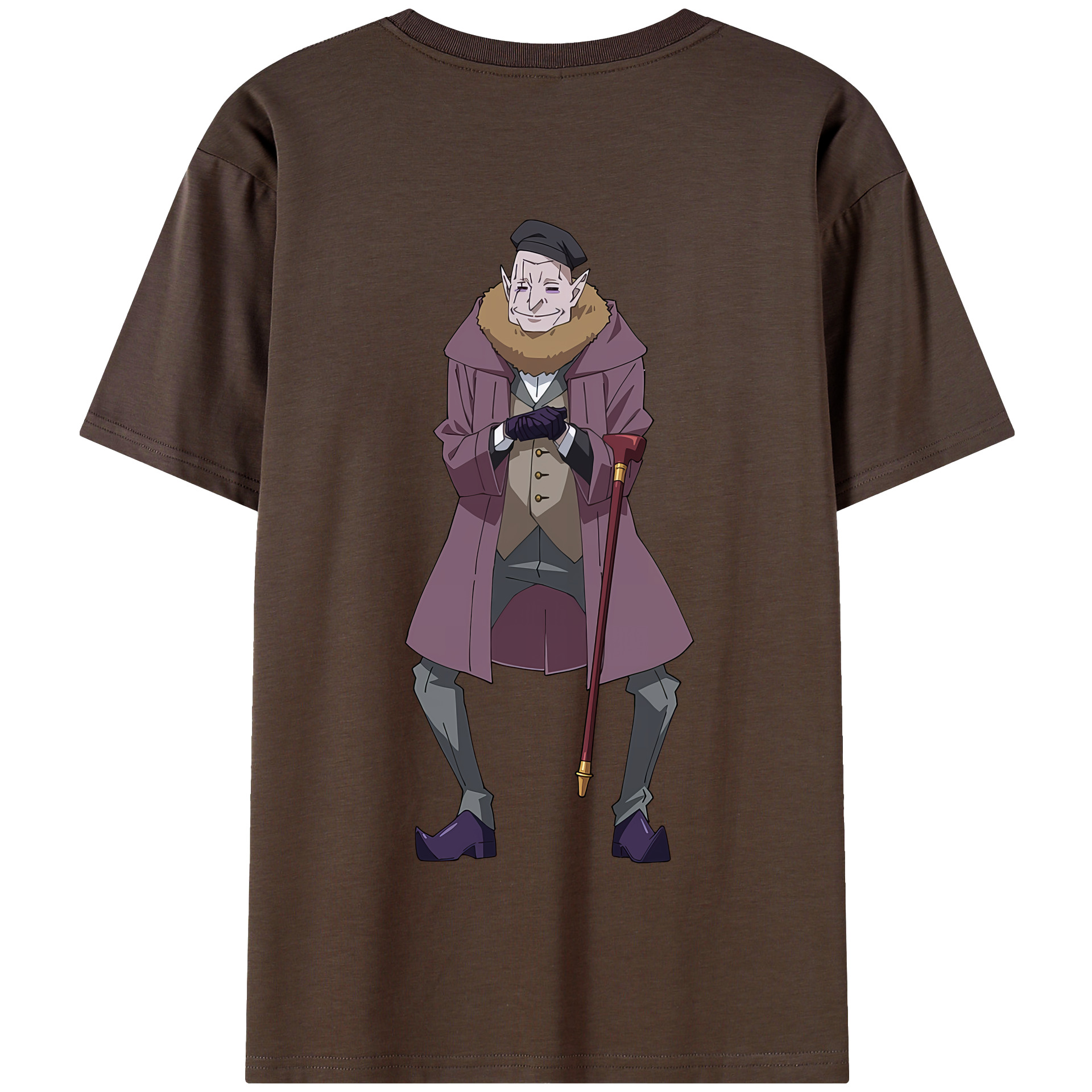 （画像用） 転スラ Regarding Reincarnated to Slime 綿100％半袖Tシャツ（背面プリント）