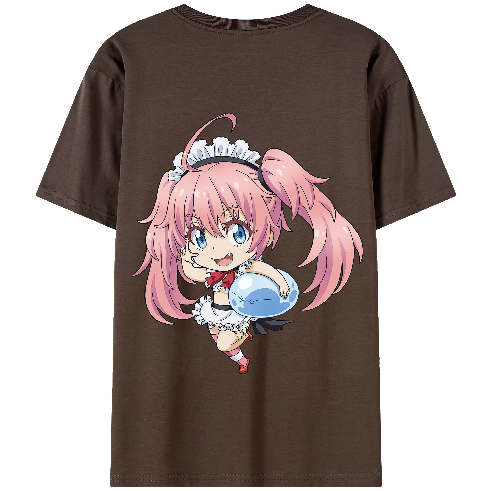 （画像用） 転スラ Regarding Reincarnated to Slime 綿100％半袖Tシャツ（背面プリント）