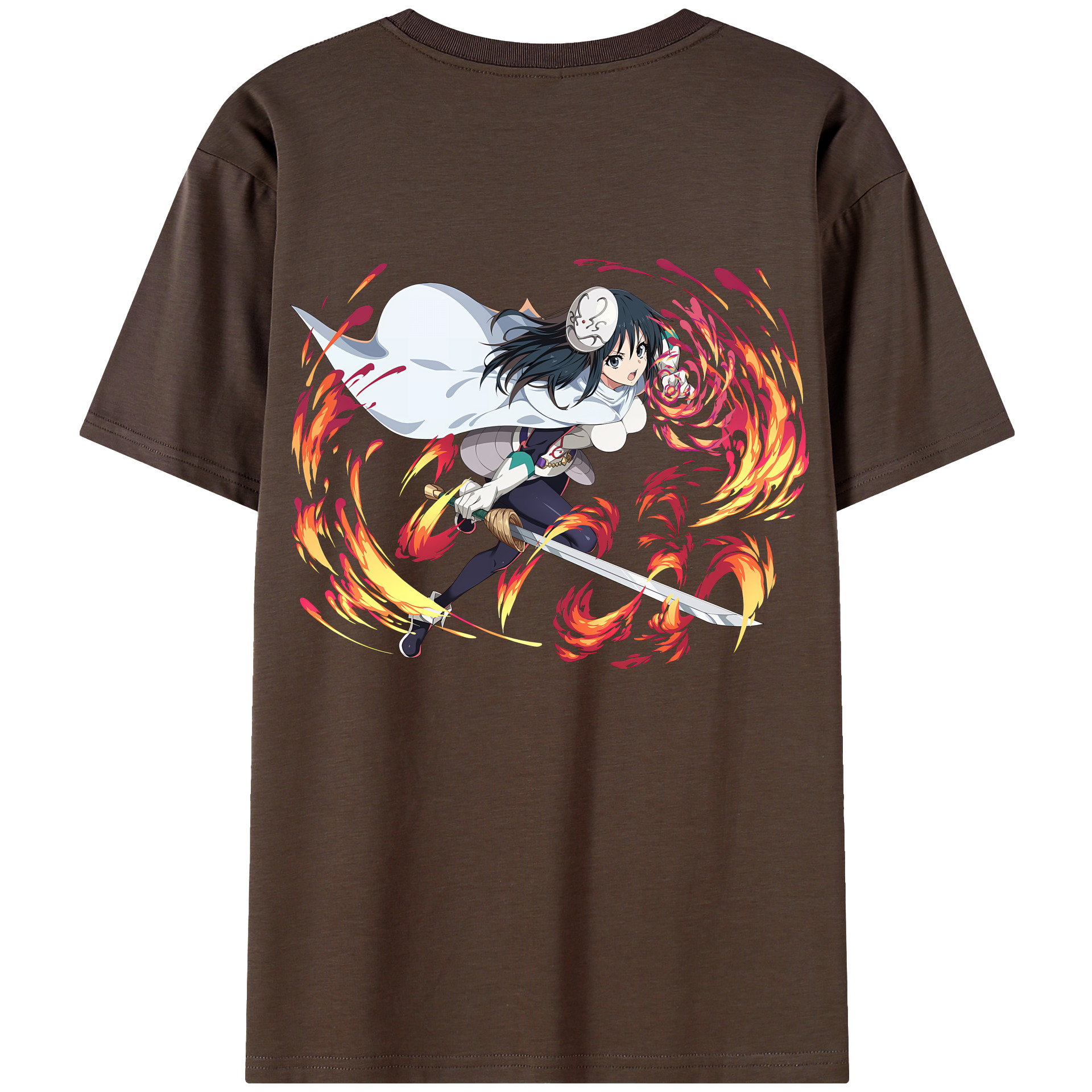 （画像用） 転スラ Regarding Reincarnated to Slime 綿100％半袖Tシャツ（背面プリント）