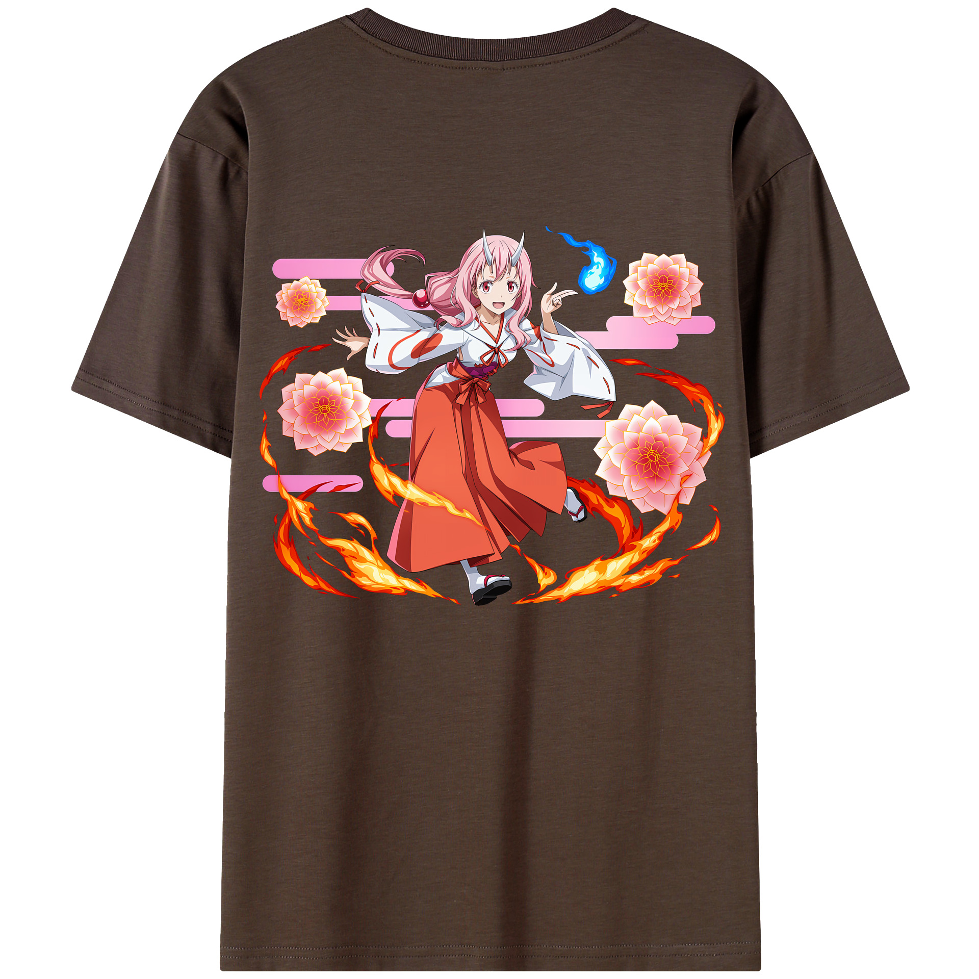 （画像用） 転スラ Regarding Reincarnated to Slime 綿100％半袖Tシャツ（背面プリント）