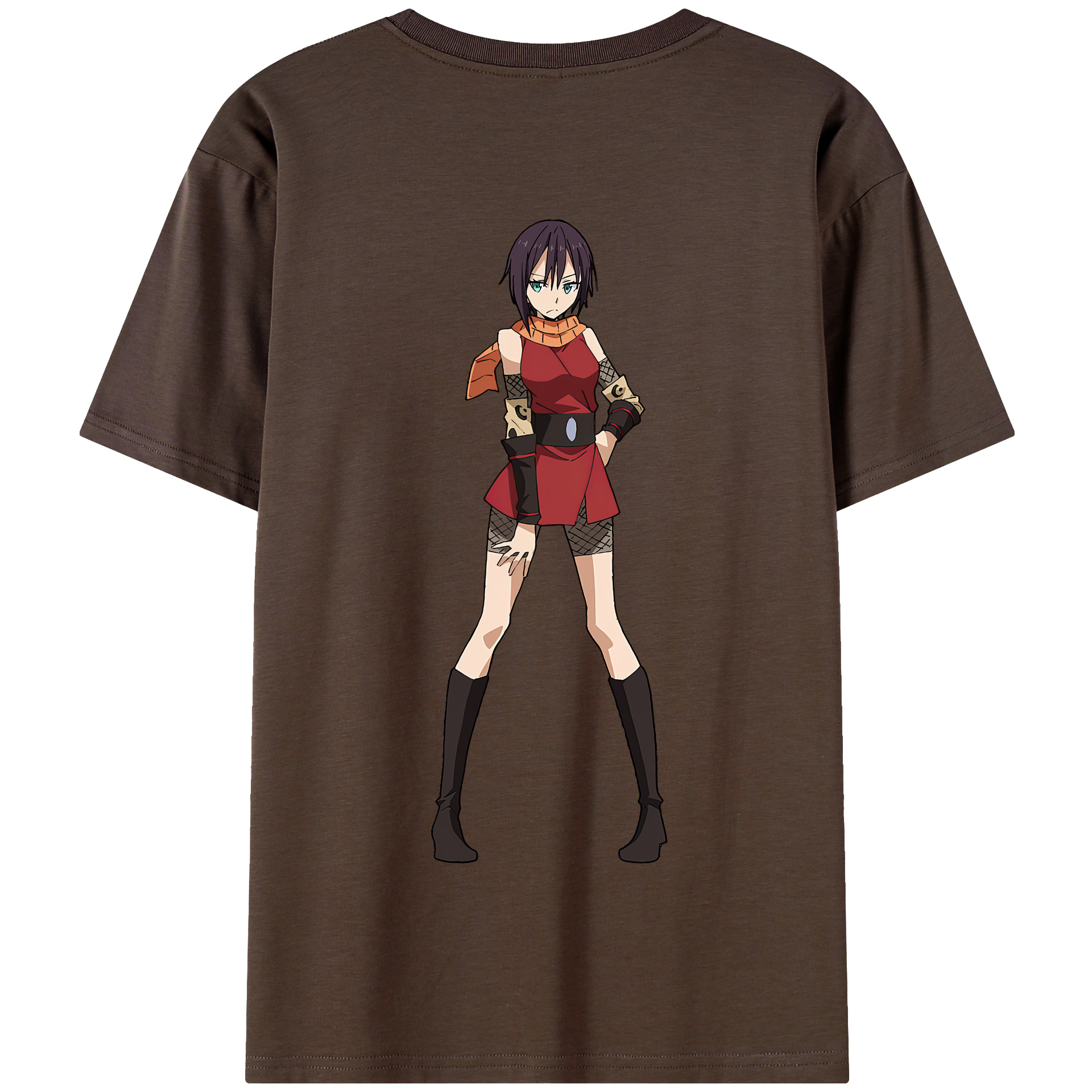 （画像用） 転スラ Regarding Reincarnated to Slime 綿100％半袖Tシャツ（背面プリント）