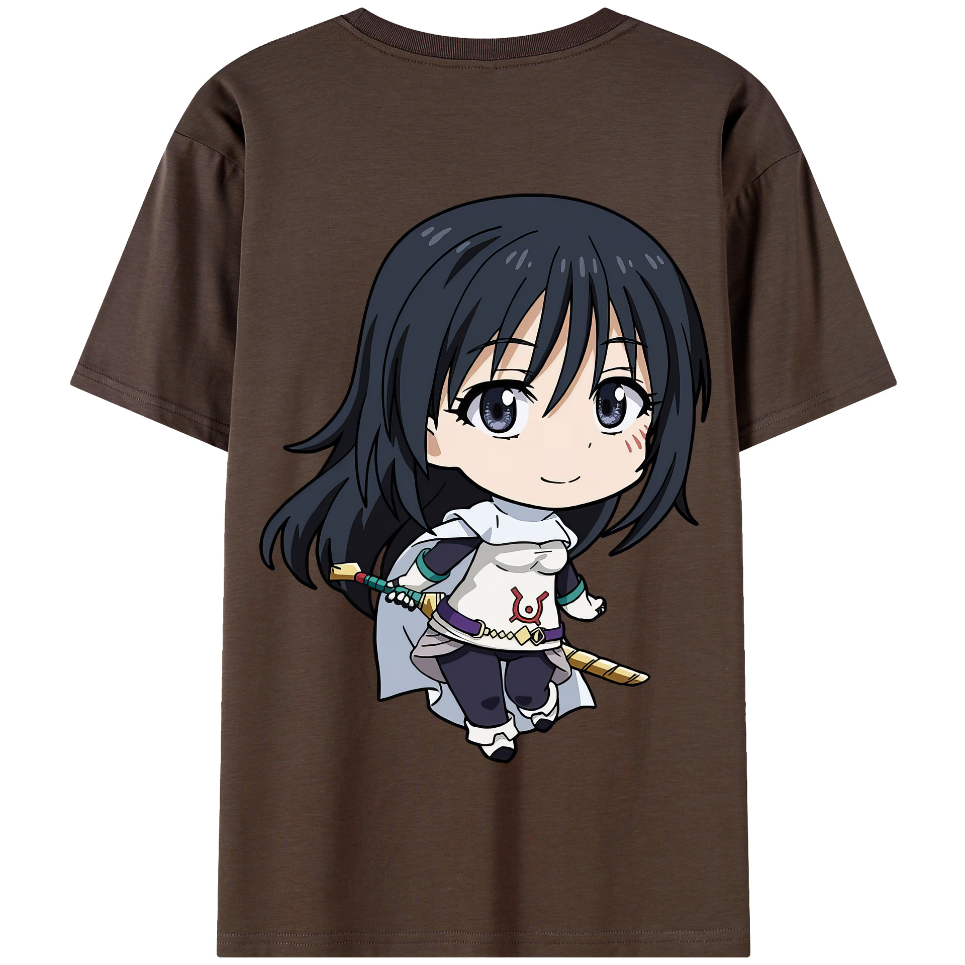 （画像用） 転スラ Regarding Reincarnated to Slime 綿100％半袖Tシャツ（背面プリント）