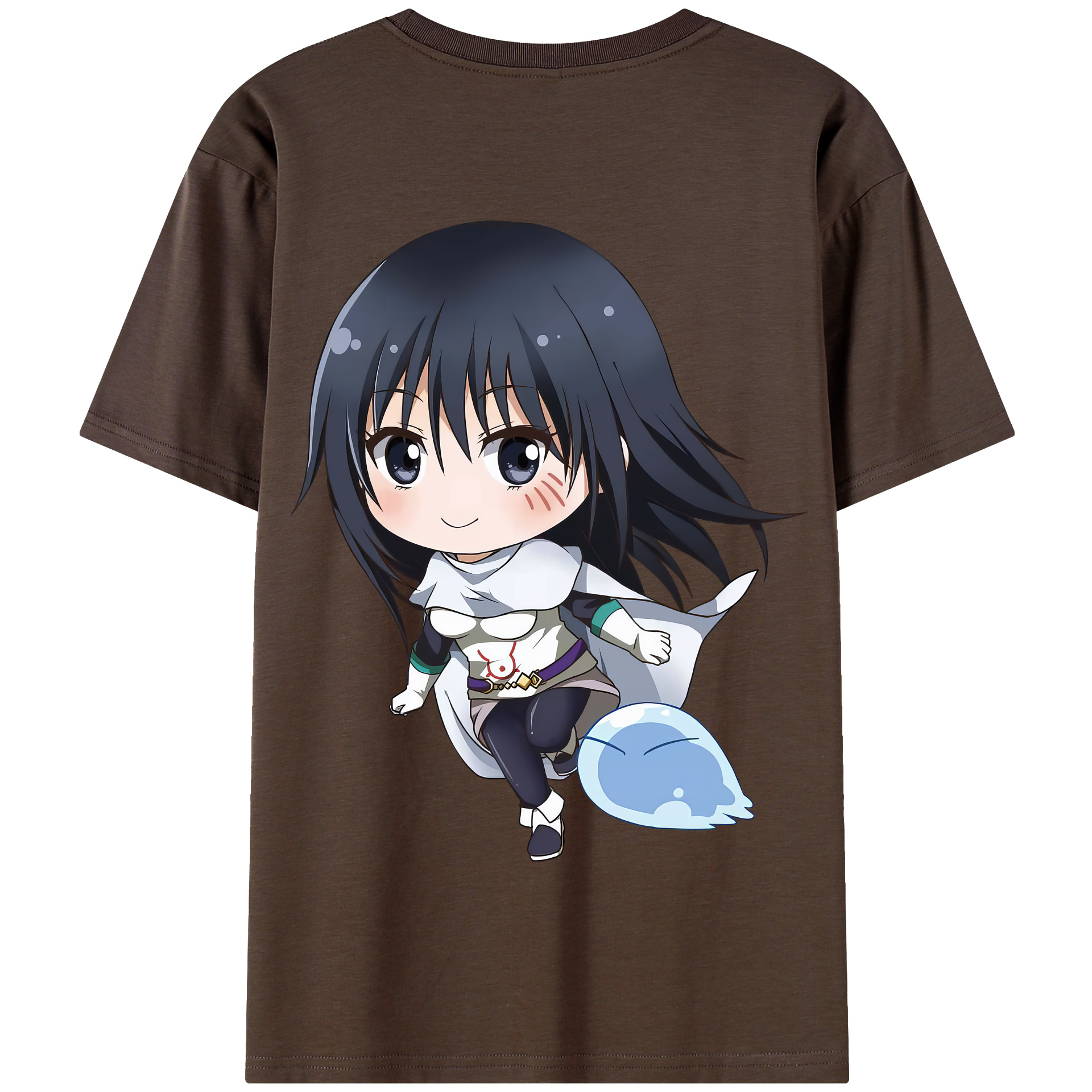 （画像用） 転スラ Regarding Reincarnated to Slime 綿100％半袖Tシャツ（背面プリント）