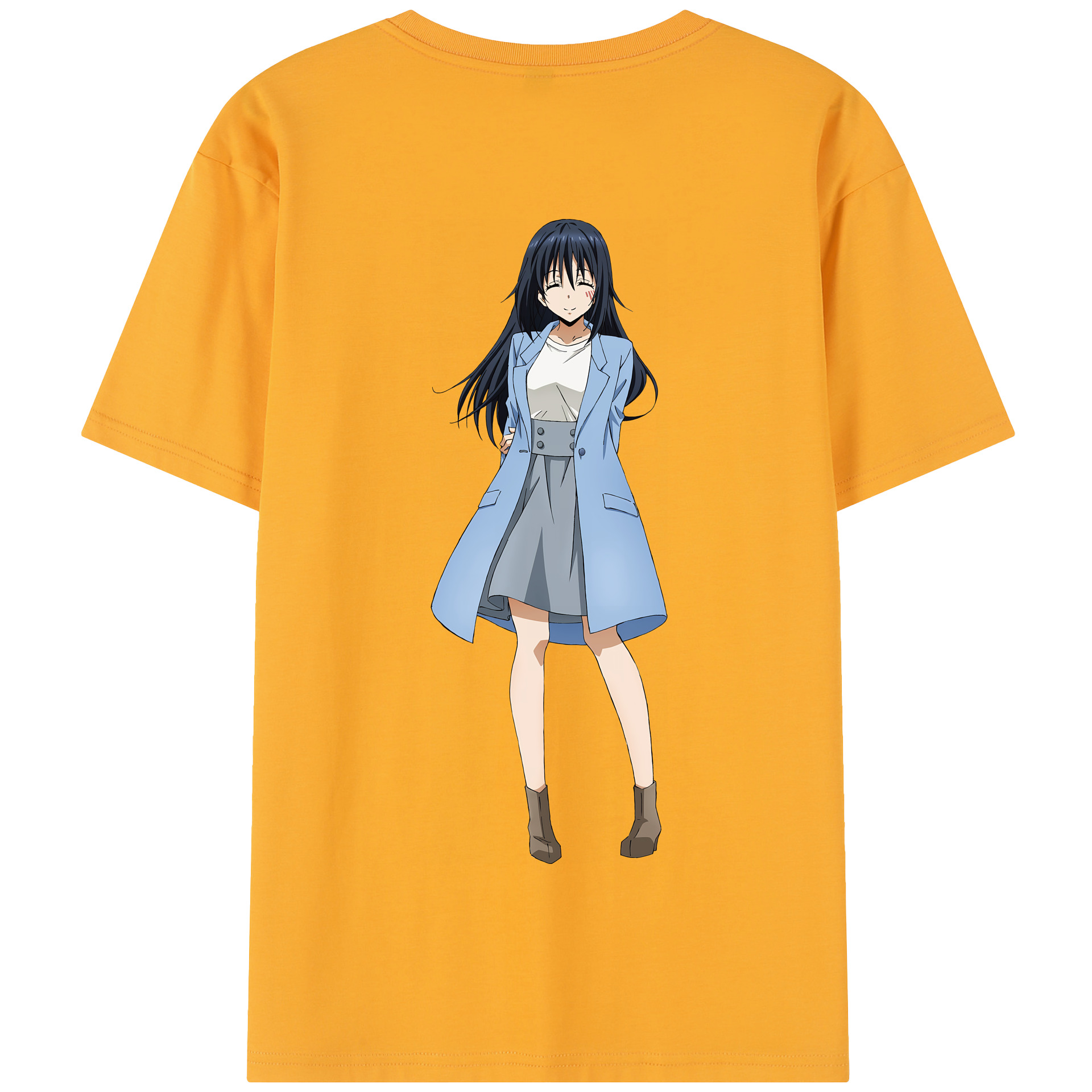 （画像用） 転スラ Regarding Reincarnated to Slime 綿100％半袖Tシャツ（背面プリント）