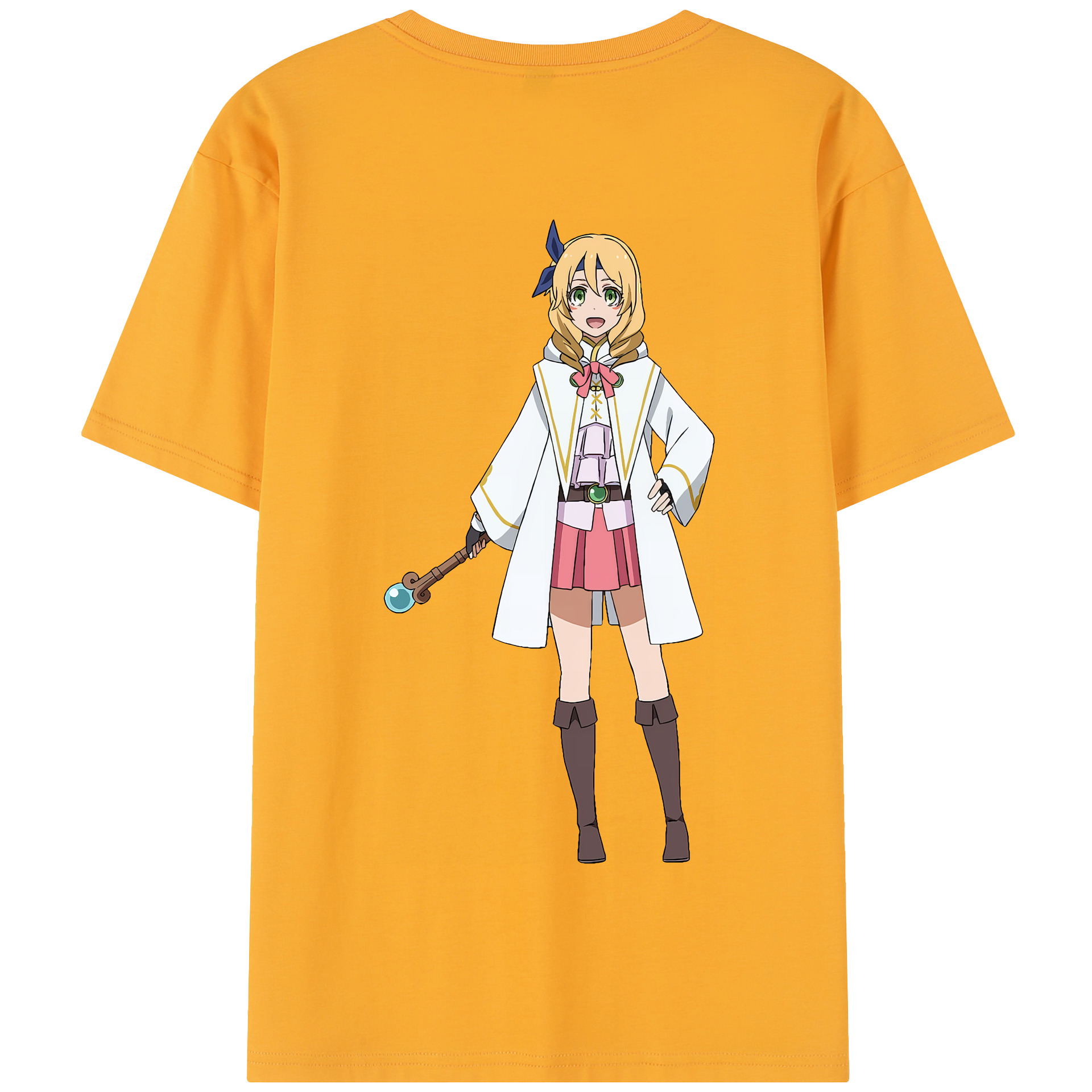 （画像用） 転スラ Regarding Reincarnated to Slime 綿100％半袖Tシャツ（背面プリント）