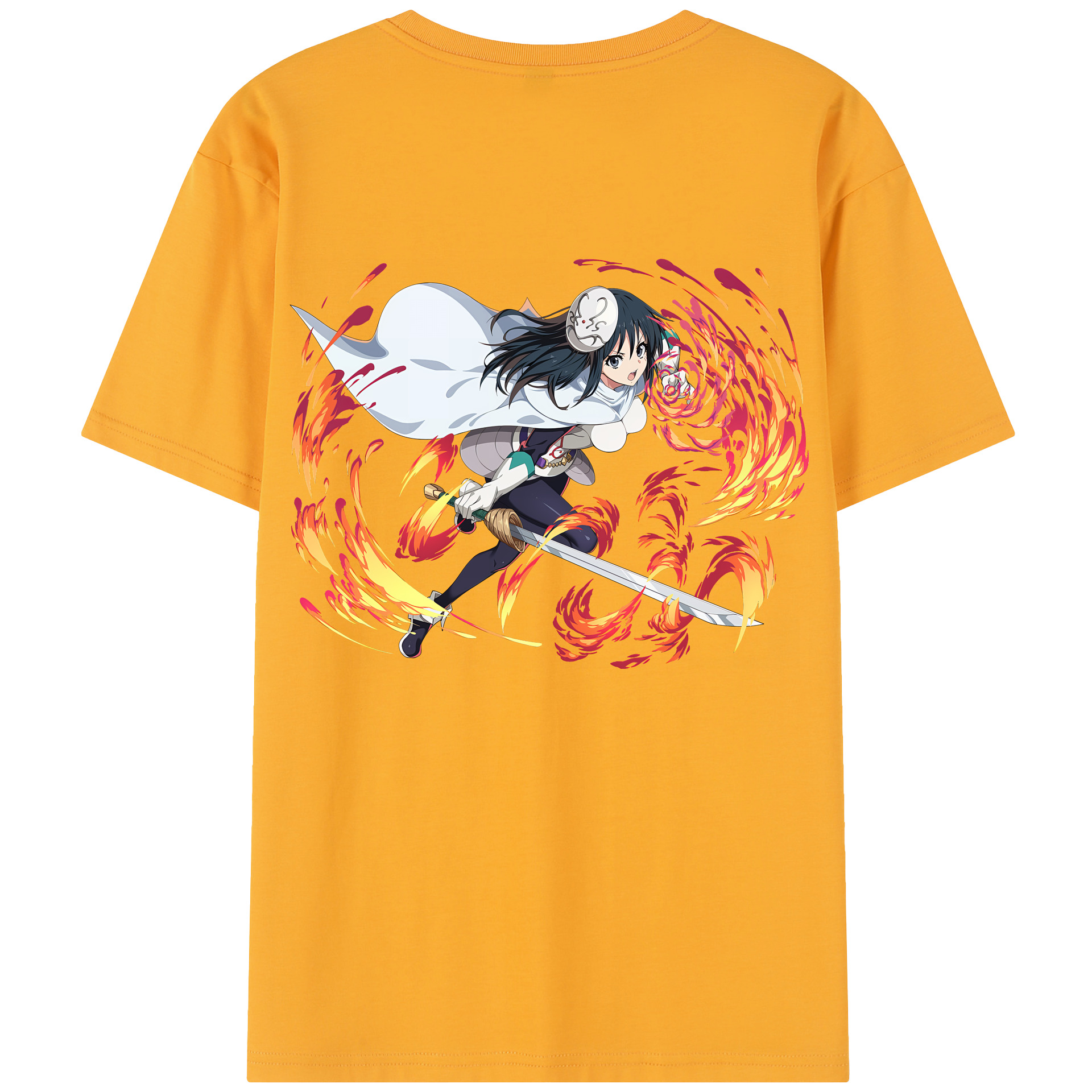 （画像用） 転スラ Regarding Reincarnated to Slime 綿100％半袖Tシャツ（背面プリント）